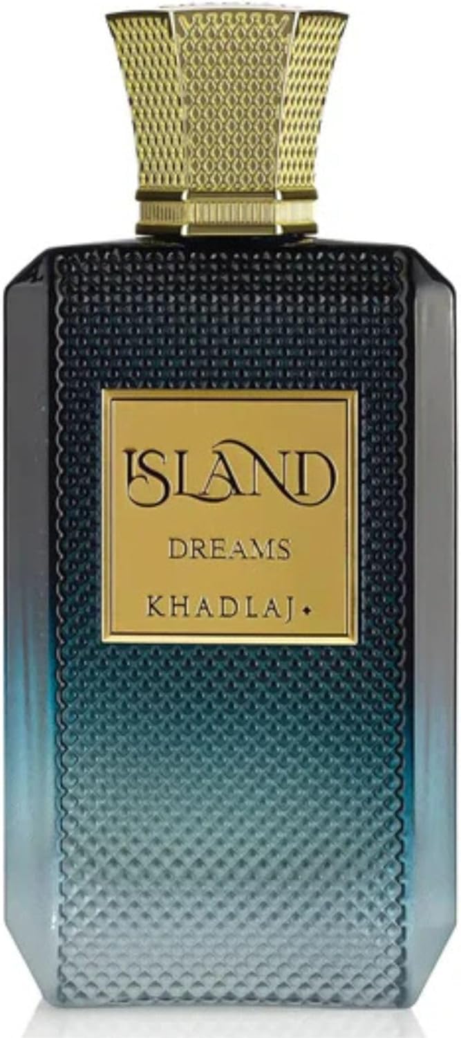 Hot Khadlaj Island Dreams – Fruity, Floral, Woody, Musky – Extrait de Parfum Long-Lasting Fragrance for Unisex, 3.4 Ounce