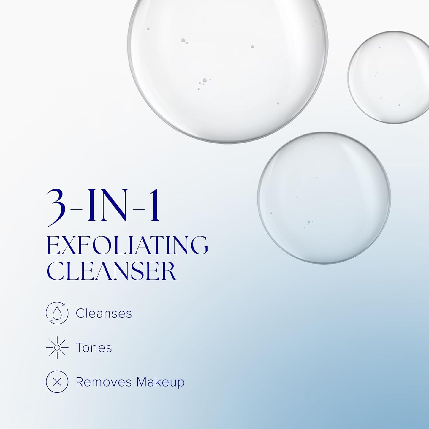 HotiS CLINICAL Cleansing Complex, 3in1 Gentle deep pore cleanser Face Wash and Makeup remover, Helps Acne-Prone skin