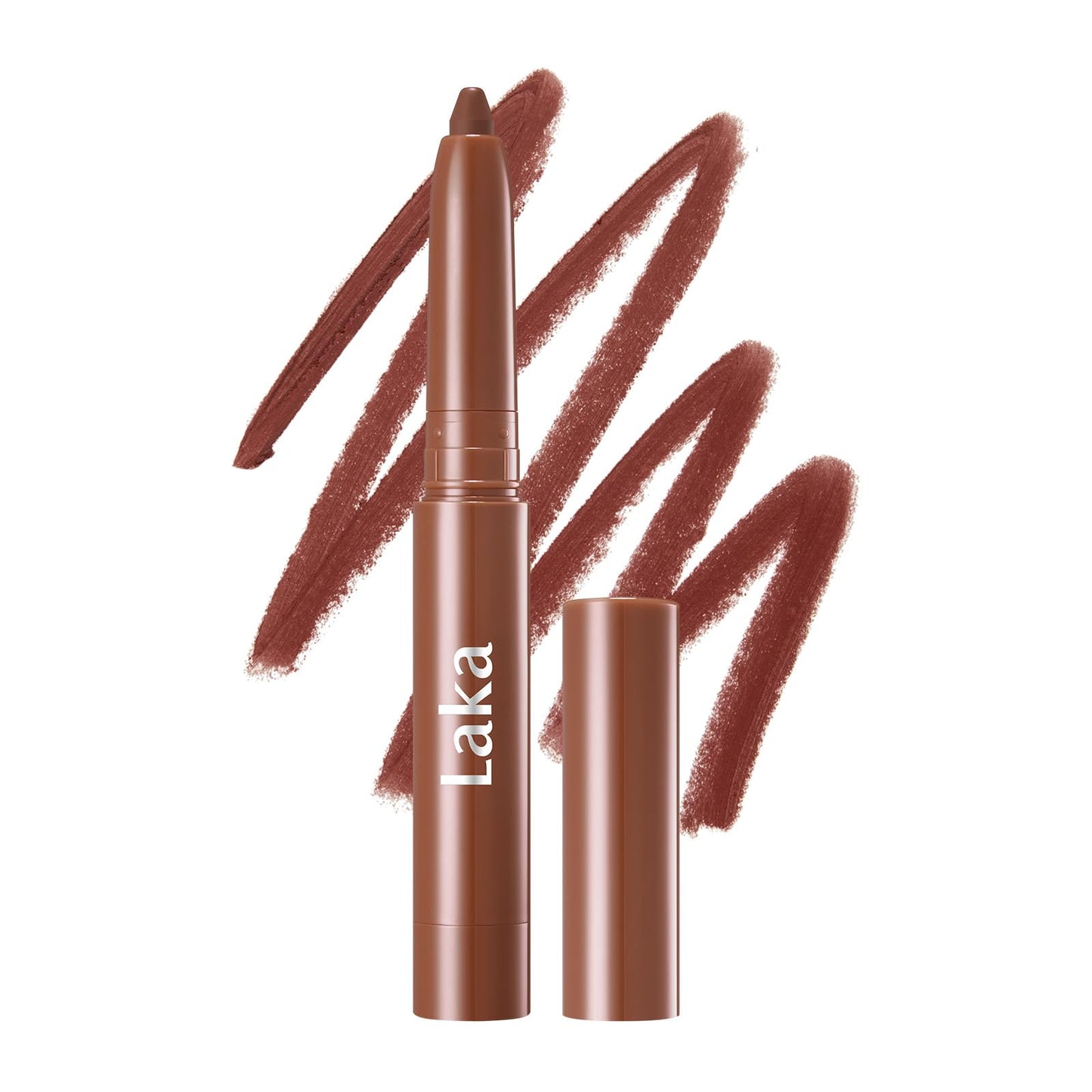 HotLaka Lip Liner - Smooth & Blendable Soft Matte Lip Contour Pencil for Shaping & Overlining Lips | Waterproof Formula, Oil-Cleanse Off, Long-Lasting Wear | #02 Suede Pink (Cool Nude Pink)