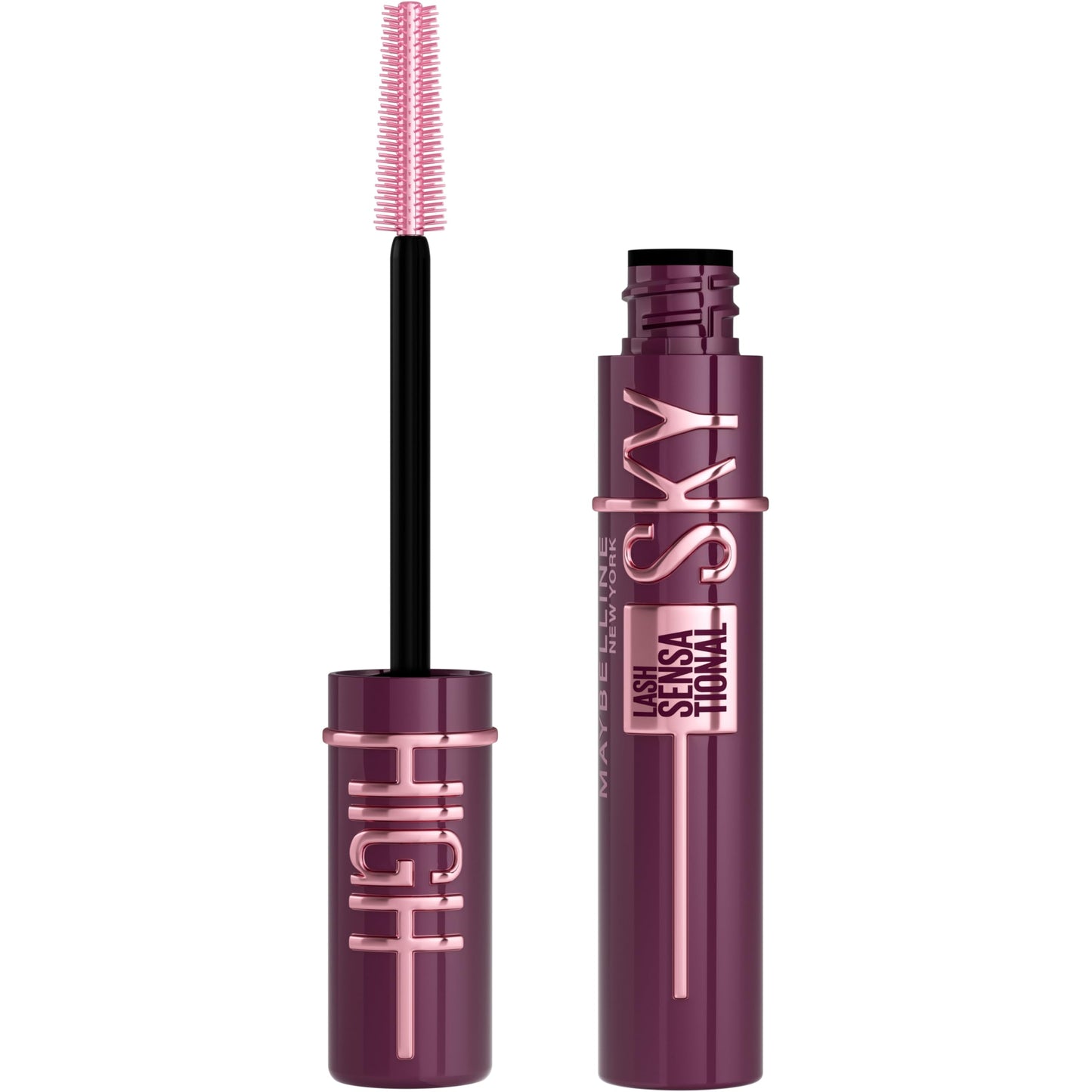 HotMaybelline Lash Sensational Sky High Washable Mascara Makeup, Volumizing, Lengthening, Defining, Curling, Multiplying, Buildable Formula, True Brown, 1 Count