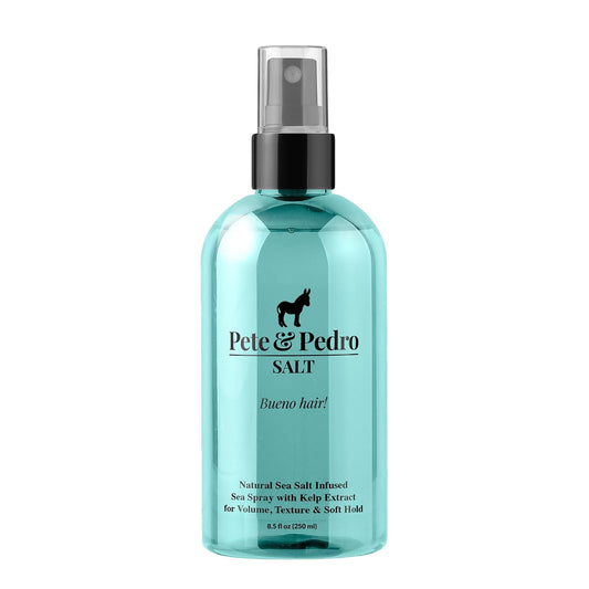 HotPete & Pedro SALT - Natural Sea Salt Spray for Hair Men & Women, Adds Instant Volume, Texture, Thickness, & Light Hold | Texturizing & Thickening | As Seen on Shark Tank, 8.5 oz.