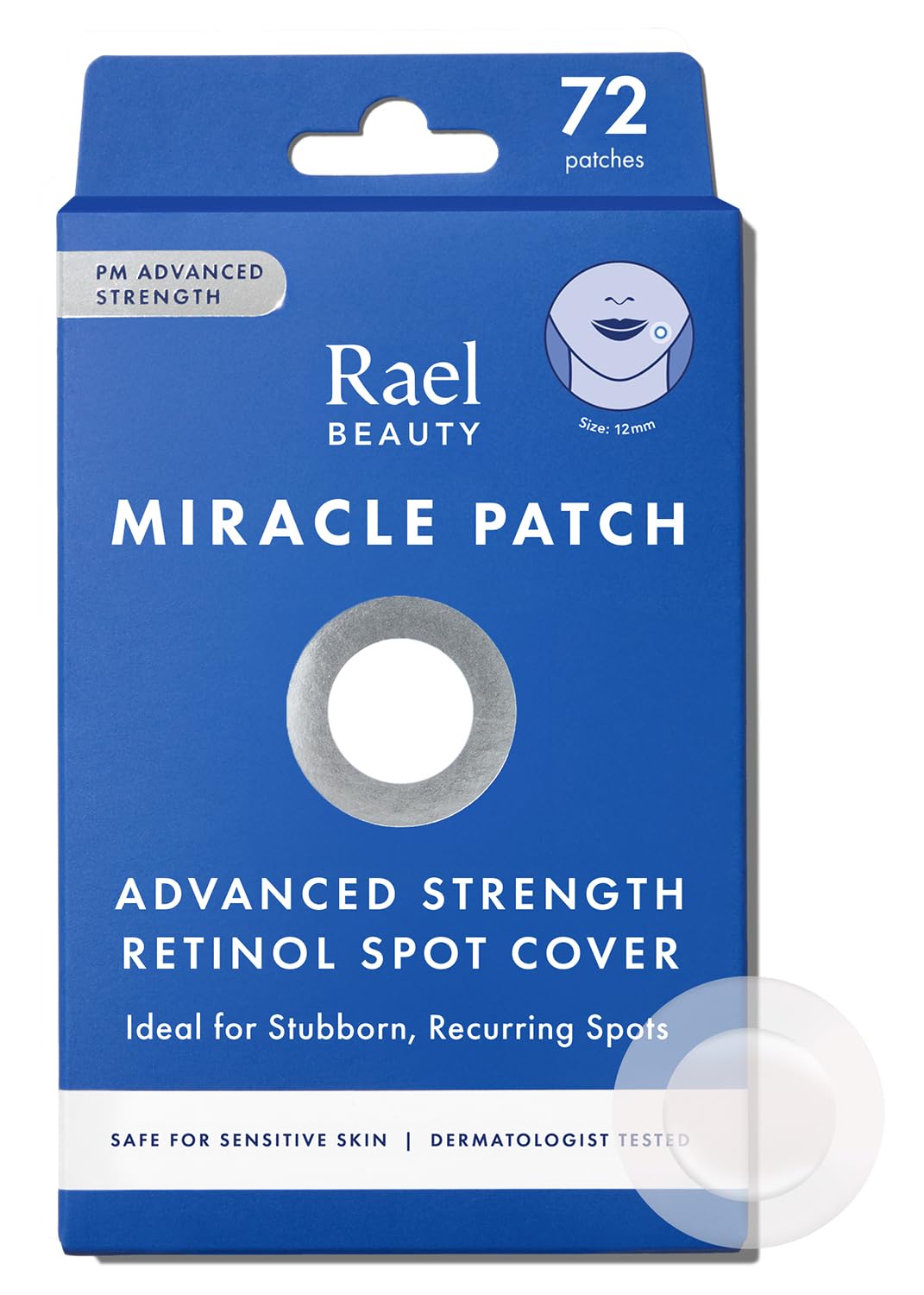 HotRael Miracle Invisible Spot Cover Hydrocolloid Acne Pimple Patches (96 Ct) | Ultra-Thin Patch for Face, Absorbs Fluid From Blemishes, Facial Sticker, Korean Skin Care, Pore Care, 2 Sizes