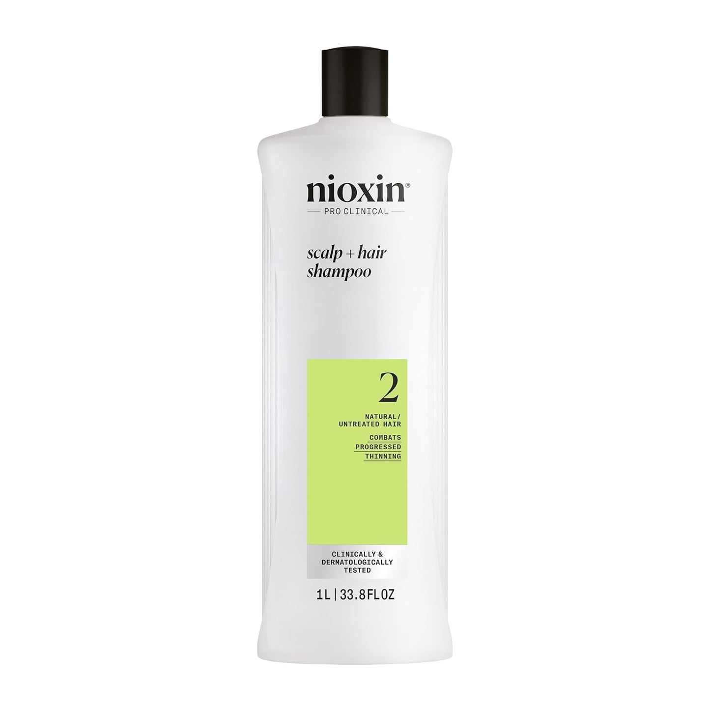HotNIOXIN System 2 | Scalp Care | Shampoo | Hair Thickening | For Natural Hair | Scalp Health | For Natural Hair with Progressed Thinning | Cleanse & Boost Hair Density with Niacinamide & Biotin