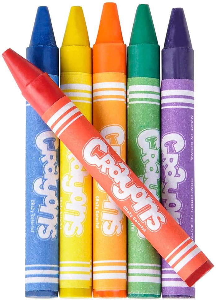 Hot Bedwina Bulk Crayons - Case of 120, 6-Packs Total 720 Crayons Bulk School Supplies for Kids, Toddlers, Teachers, Restaurants & Classrooms, Nontoxic Travel, Party Favors, Goody Bags, Stocking Stuffers