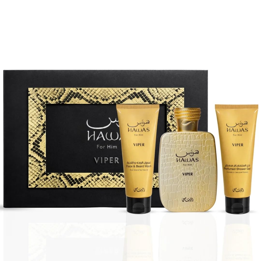 HotRasasi Hawas For Men Eau De Parfum Spray 100ML (3.4 Oz) - Long Lasting Arabian Perfume, Premium Perfume Men, Ideal for Special Occasions & Daily Elegance, A Bold and Captivating Fragrance