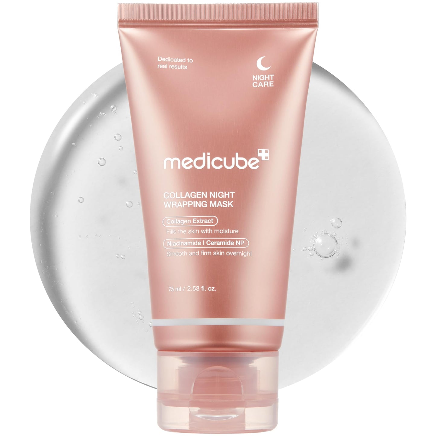 Hotmedicube Wrapping Mask Collagen Glazed Milky Glow Daytime Peel Off Mask | Quick and Easy Care with Glutathione, Niacinamide for Plumped, Hydrated & Smooth Skin | Korean Skin Care, 2.53 fl.oz