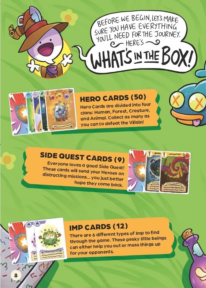 Hot Jamie Smart's Hero Slam - The Card Game - Quest To Save The Enchanted Forest! - From The Creator of Bunny Vs. Monkey, Fifty Heroes
