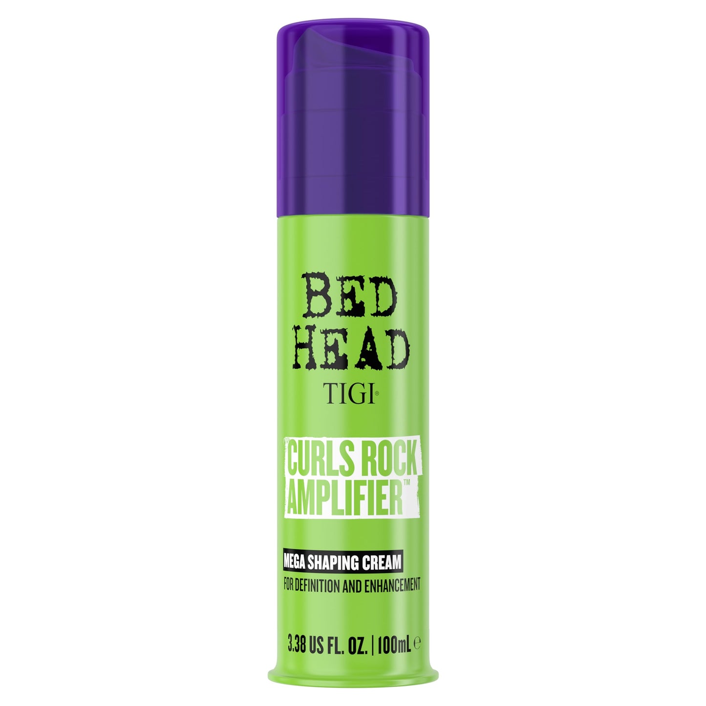 HotTIGI Bed Head Curls Rock Amplifier Curl Cream for Definition and Enhancement of All Curly Hair Types, 3.38 fl oz