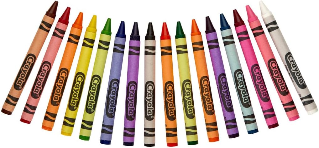 HotCrayola Crayon Classpack, Teacher Classroom Must Haves, Bulk Back to School Supplies, Elementary & Kindergarten Wishlist, 16 Colors (50 Each), 800 Ct