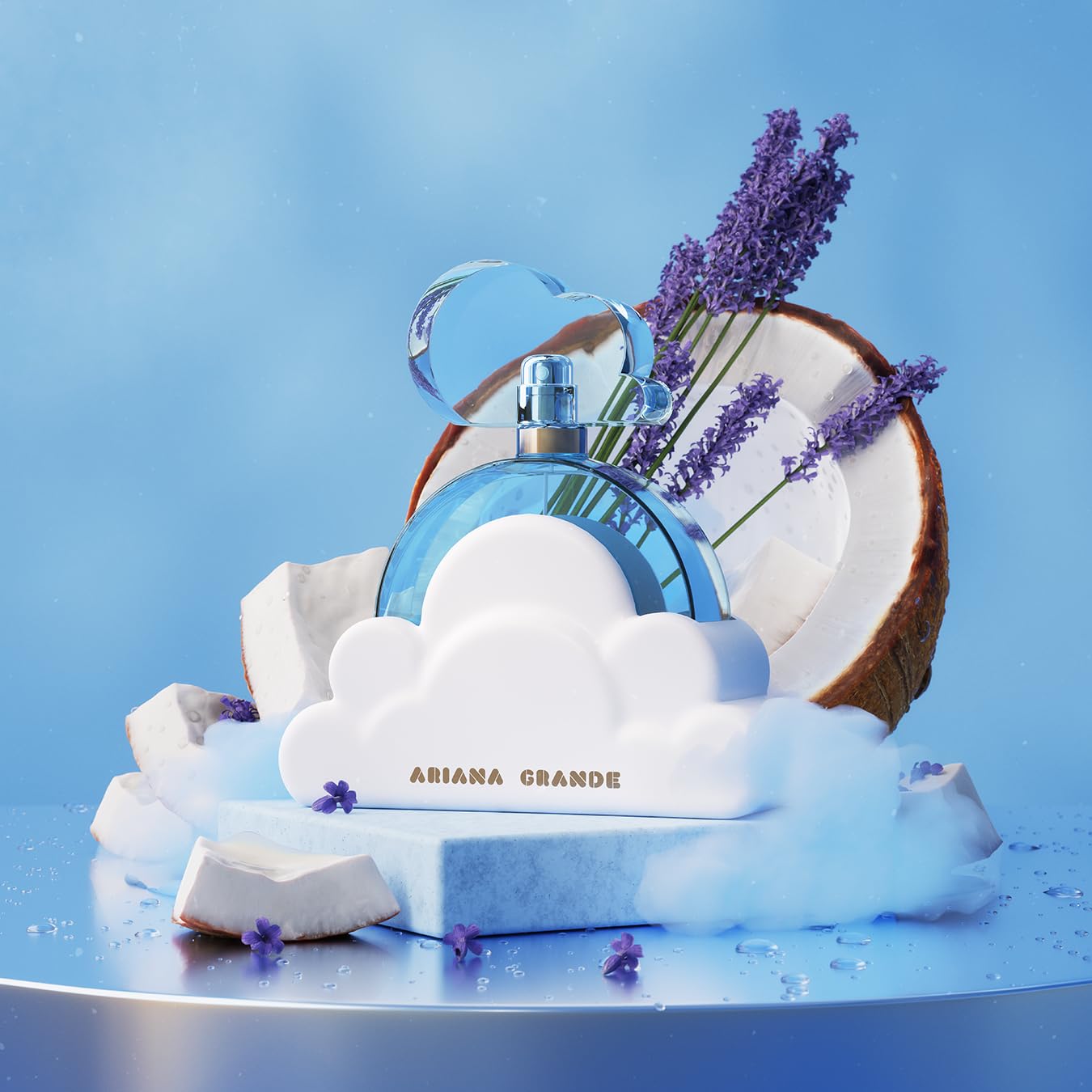 Hot Ariana Grande Cloud Eau de Parfum – Warm Gourmand Fragrance for Women – Women's Perfume with Notes of Lavender, Coconut, Vanilla & Pear
