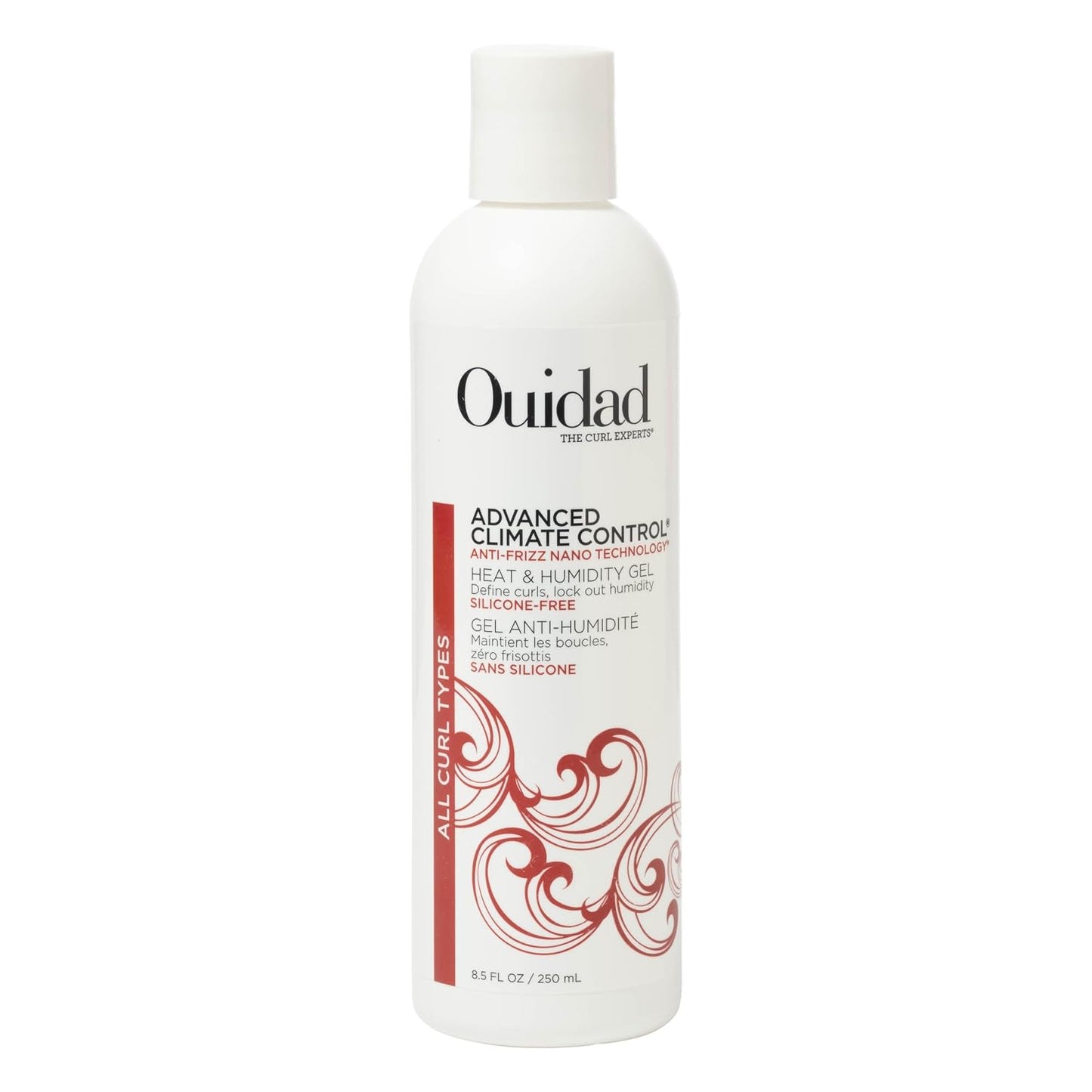 HotOuidad Advanced Climate Control Heat & Humidity Gel for Curly Hair – Crunch-Free, Soft Hold Styling Gel, Fights Frizz & Locks In Moisture for Defined Curls, All Curl Types, Sulfate & Silicone-Free