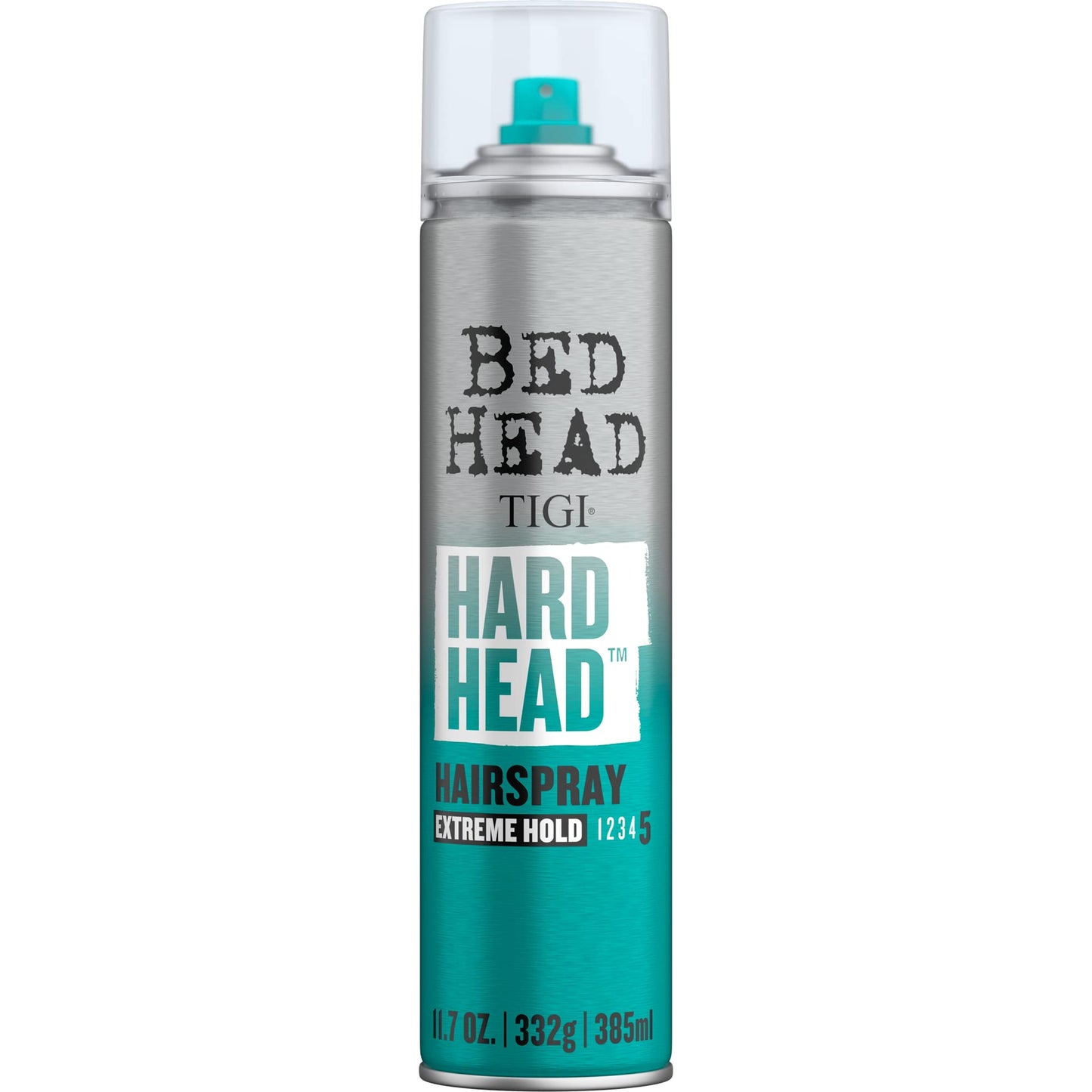 HotTIGI Bed Head Hard Head Hair Spray – Extra Strong Hold for All Day Style and All Hair Types, 11.7 oz