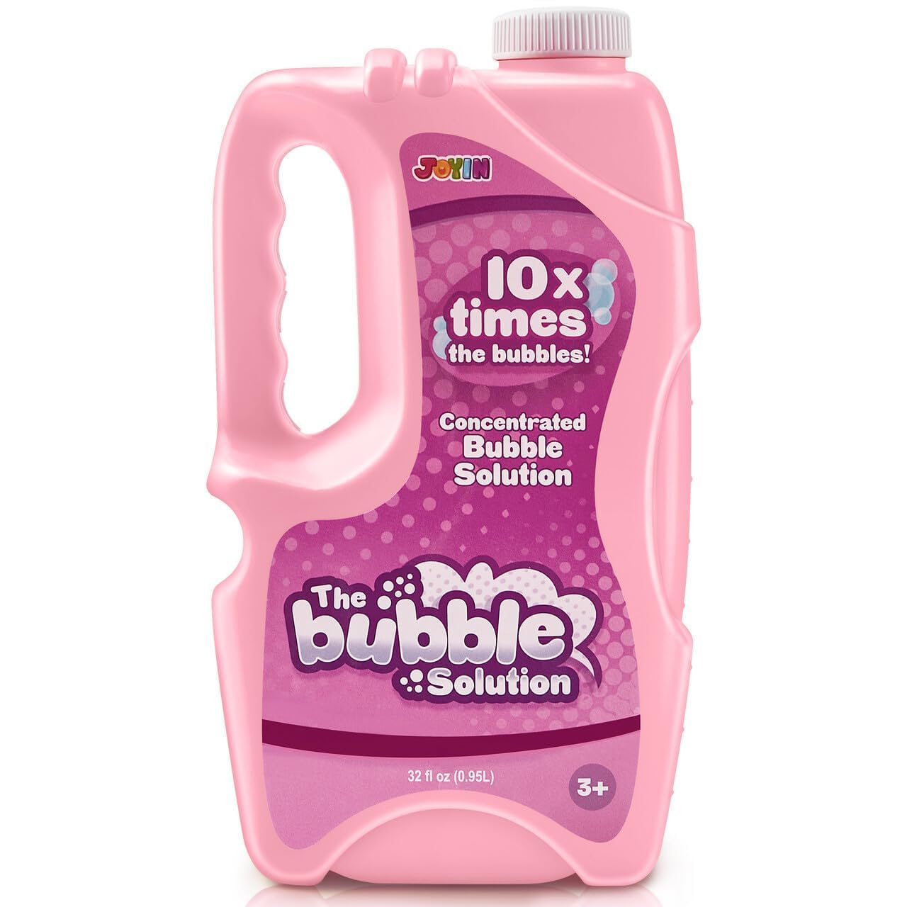 HotJOYIN 32 OZ Concentrated Bubble Solution for Bubble Machines (Up to 2.5 Gallons), Concentrated Solution Refills for Machine, Wands, Blower, Easter, Kids, Parties