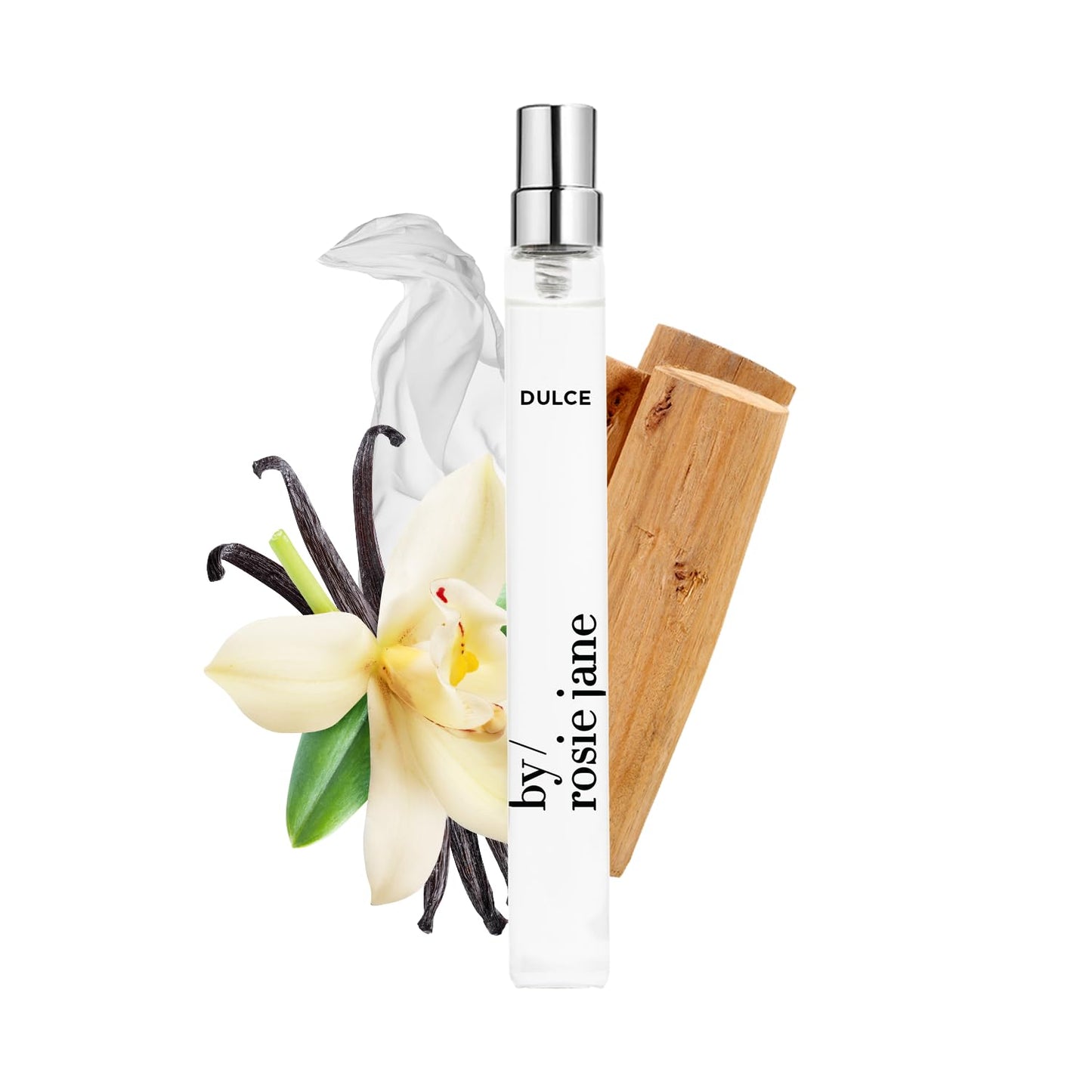 Hot By Rosie Jane Travel Perfume Spray (Rosie) - Clean Perfume for Women - Non-Toxic Body Mist with Notes of White Musk & Sweet Rose - Paraben, Sulfate & Phthalate Free (10ml)