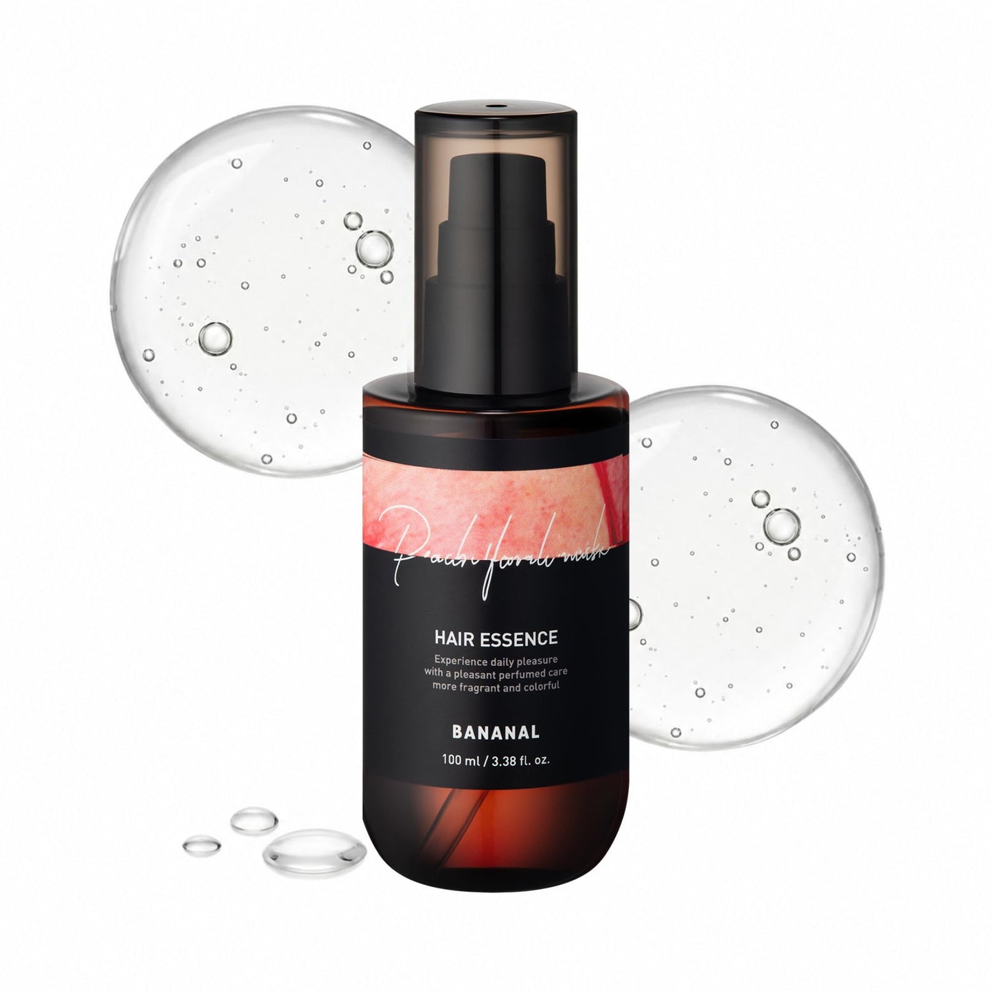 Hot2-in-1 Hair Serum & Perfume Oil - Korean Hair Care, Moroccan Argan Oil & 12 Amino Acids for Dry Damaged Hair, Anti-Frizz Glass Hair Shine, Paraben-Free, Baby Powdery Musk, 3.38 fl oz