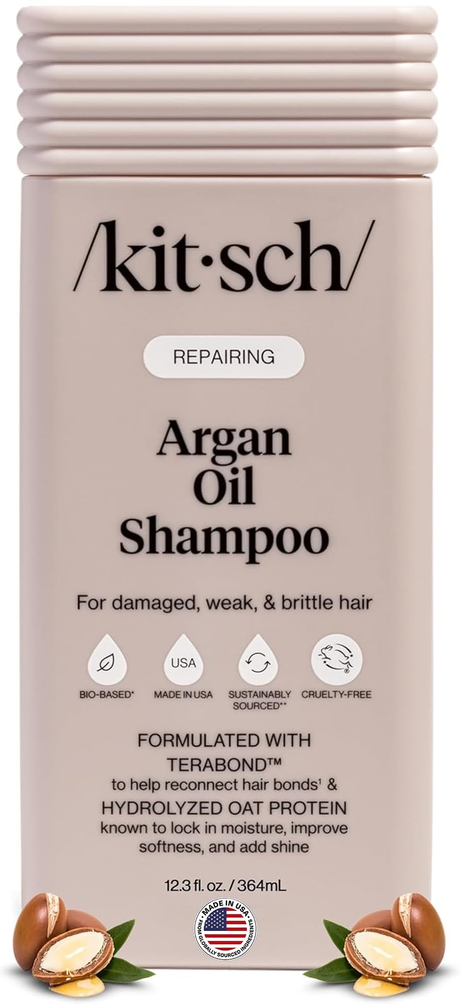 HotKitsch Rosemary & Biotin Shampoo for Hair Growth – Made in USA, 12.3 oz | Volumizing Shampoo for Women & Men – Boosts Fullness and Shine After 1 Use – Clean Bio-Based Hair Care – Color-Safe
