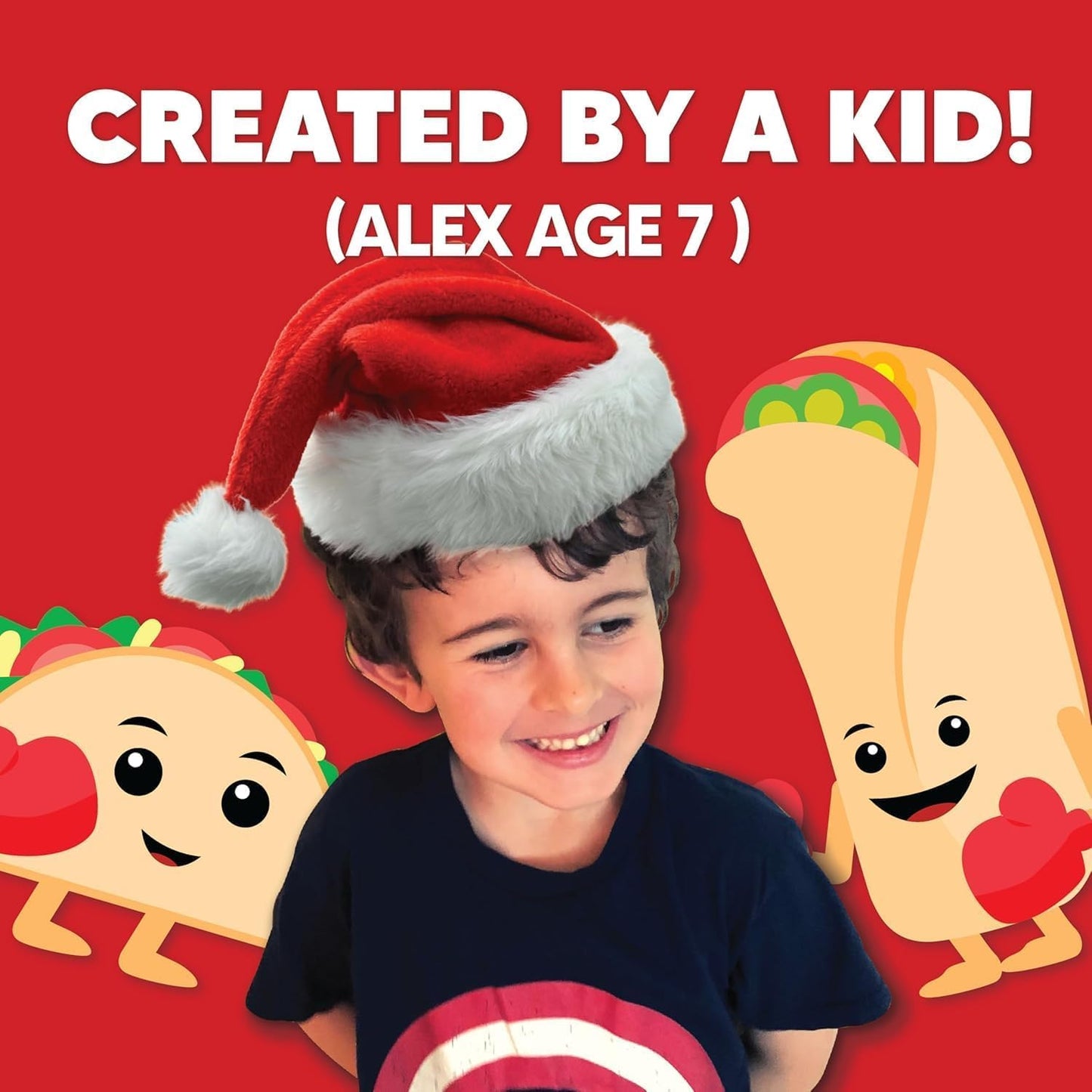 HotTaco vs Burrito - The Wildly Popular Surprisingly Strategic Card Game Created by a 7 Year Old - 5 Ways to Play - a Family-Friendly Party Game for Kids, Teens & Adults