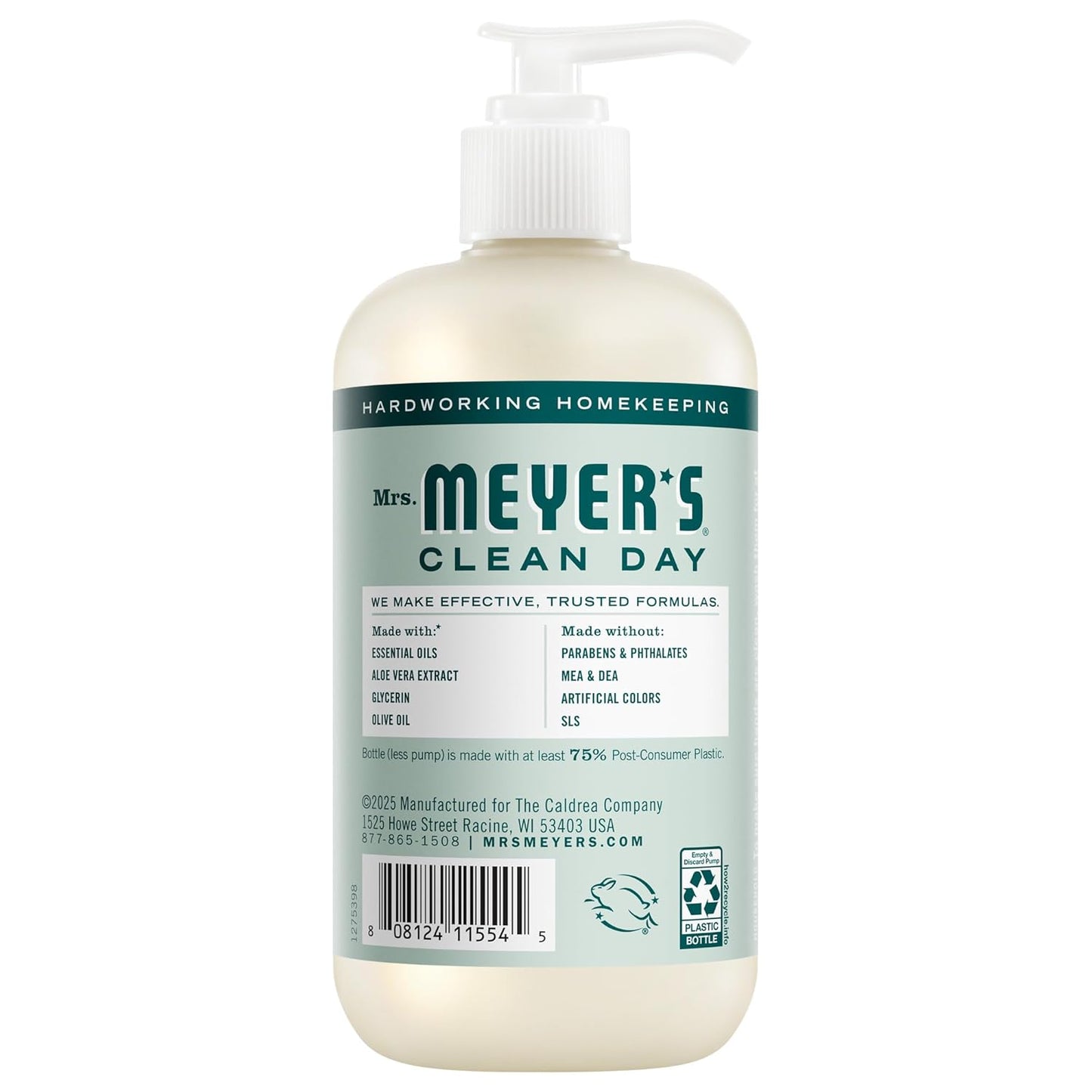 HotMRS. MEYER'S CLEAN DAY Hand Soap, Birchwood Scent, 12.5 Fl Oz Bottle - 3 Pack
