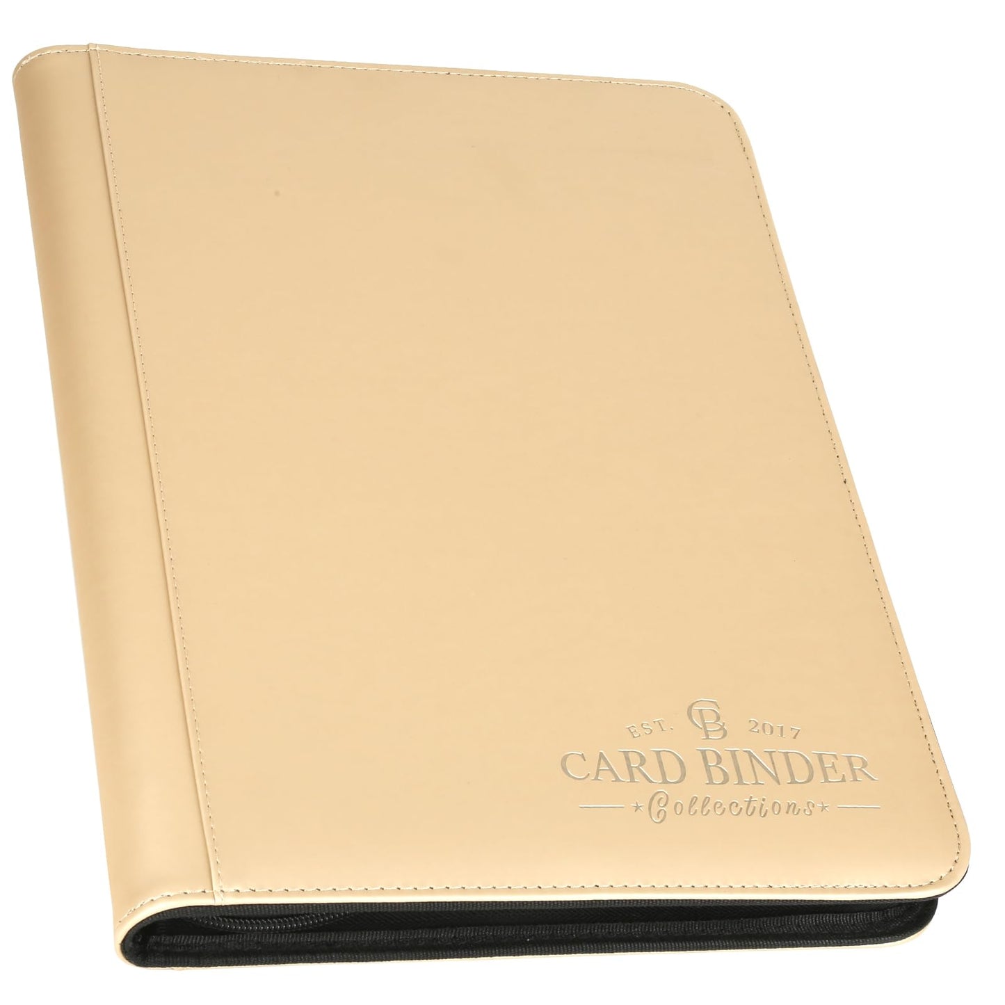 Hot 9 Pocket Card Binder, Premium Zip Trading Card Binder, 540 Double Sided Pocket PU Collection Binder, Collector Album, Card Folder for MTG, TCG, Sports Cards (Black)