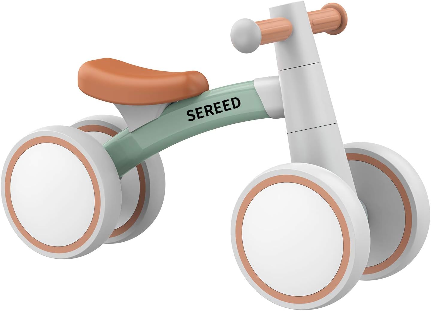 HotSEREED Baby Balance Bike for 1 Year Old Boys Girls 12-24 Month Toddler Balance Bike, 4 Wheels Toddler First Bike, First Birthday Gifts
