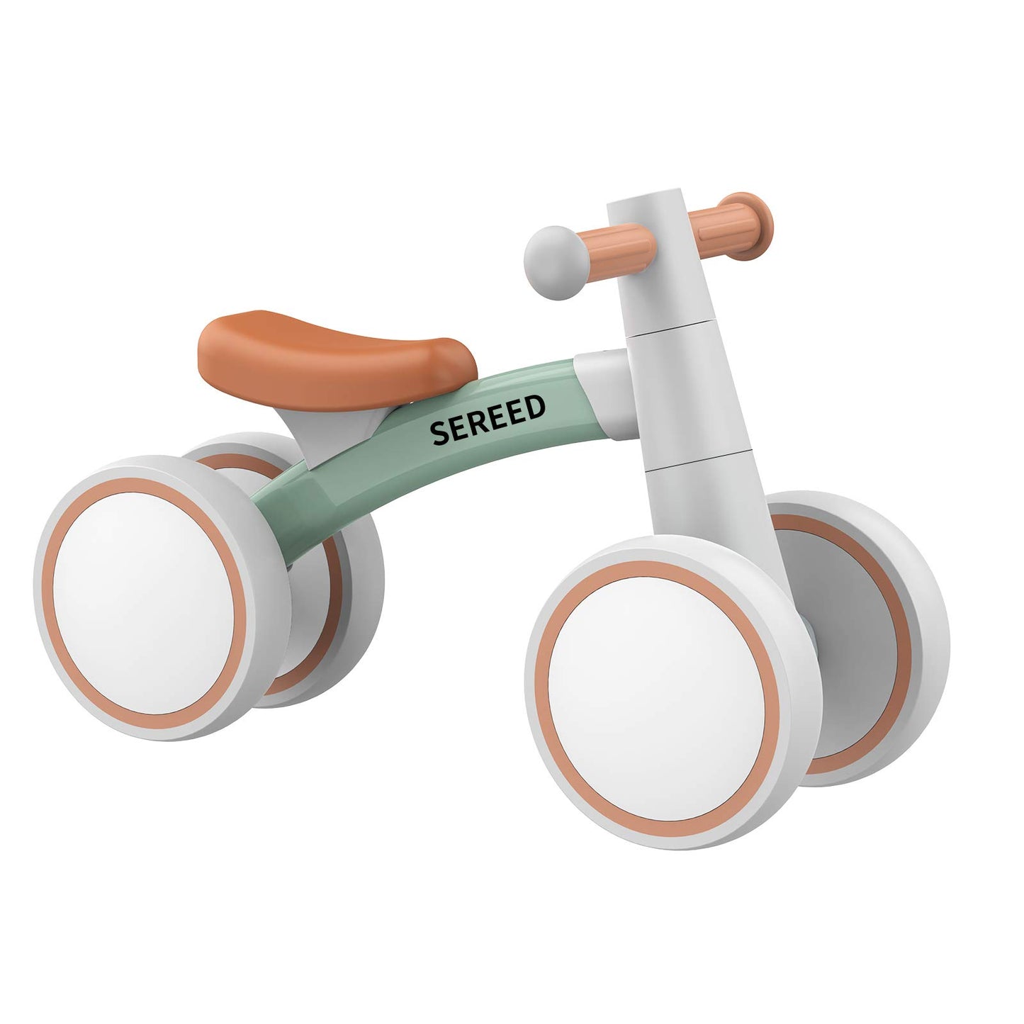 HotSEREED Baby Balance Bike for 1 Year Old Boys Girls 12-24 Month Toddler Balance Bike, 4 Wheels Toddler First Bike, First Birthday Gifts