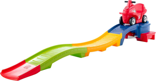 Hot Step2 Up and Down Roller Coaster Toy for Kids, Ride On Push Car, Indoor, Outdoor Playset, Toddlers Ages 2, 5 Years Old, Compact Storage, Max Weight 50 Lb., Multicolor