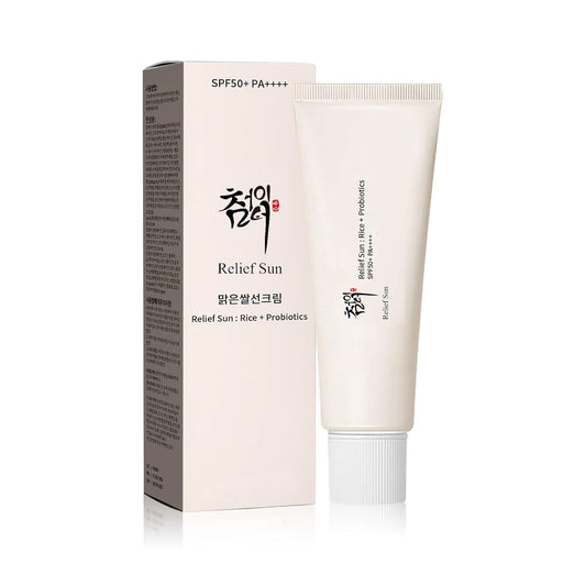 HotOrganic Korean sunscreen SPF50+, PA++++ Riceand Probiotics | Korean Skin Care Solution for All Skin TypesNourishing Skin Protection and UV Def（1PCS)