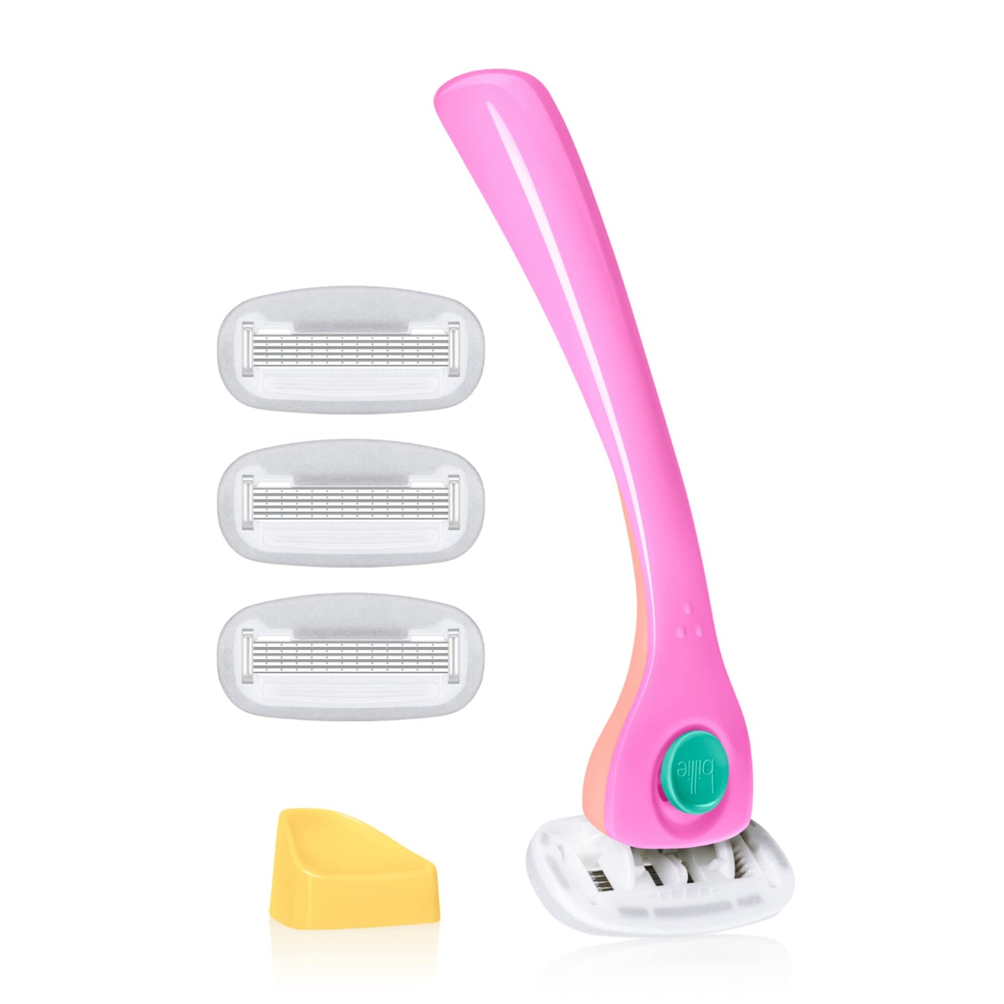 HotBillie Razors for Women Shave Kit – Women’s Razor + 4 x 5-Blade Razor Refills + Magnetic Holder – DreamPop