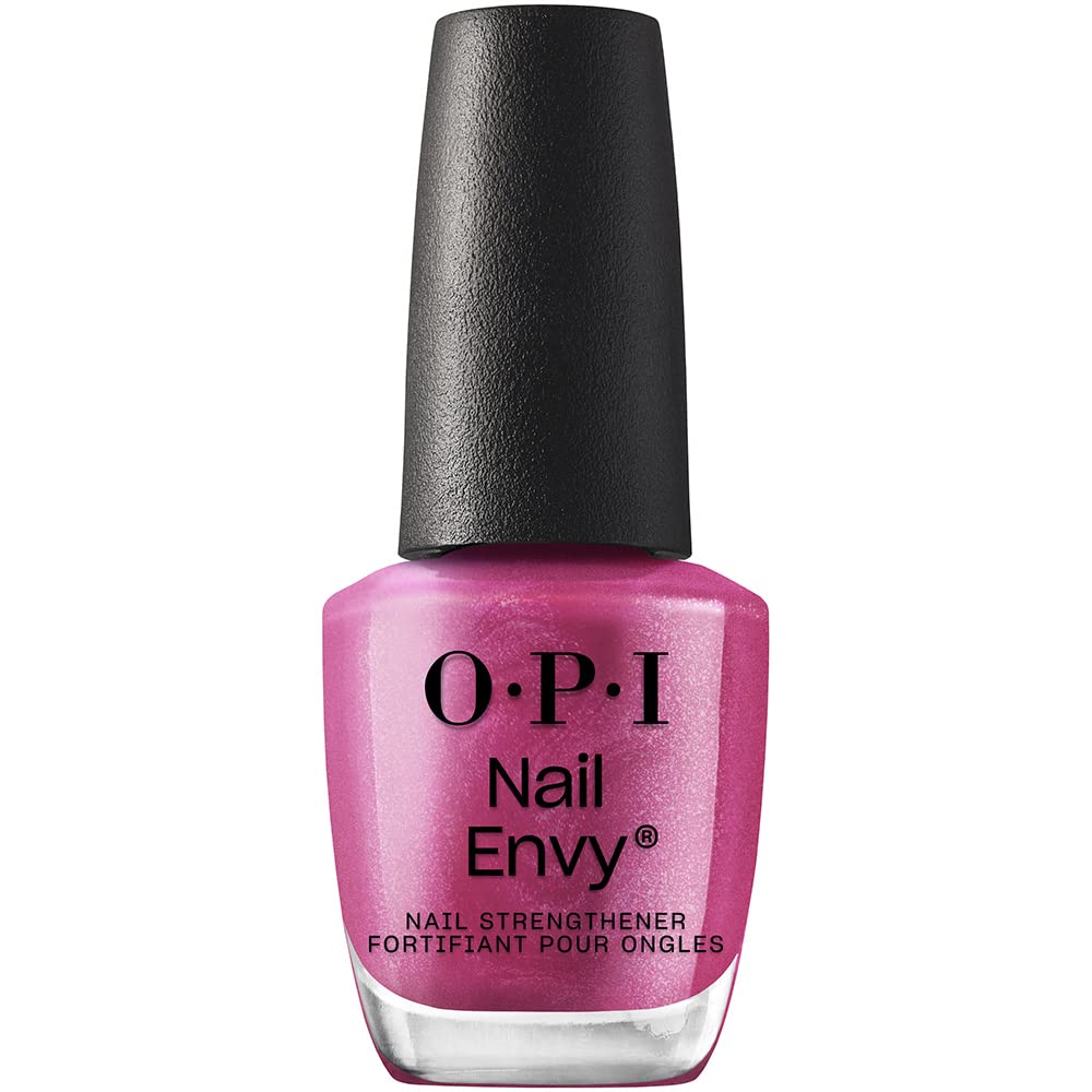HotOPI Nail Envy Nail Strengthener | Clear & Opaque Crème Nail Polish Treatment | Strengthen Weak & Thin Nails