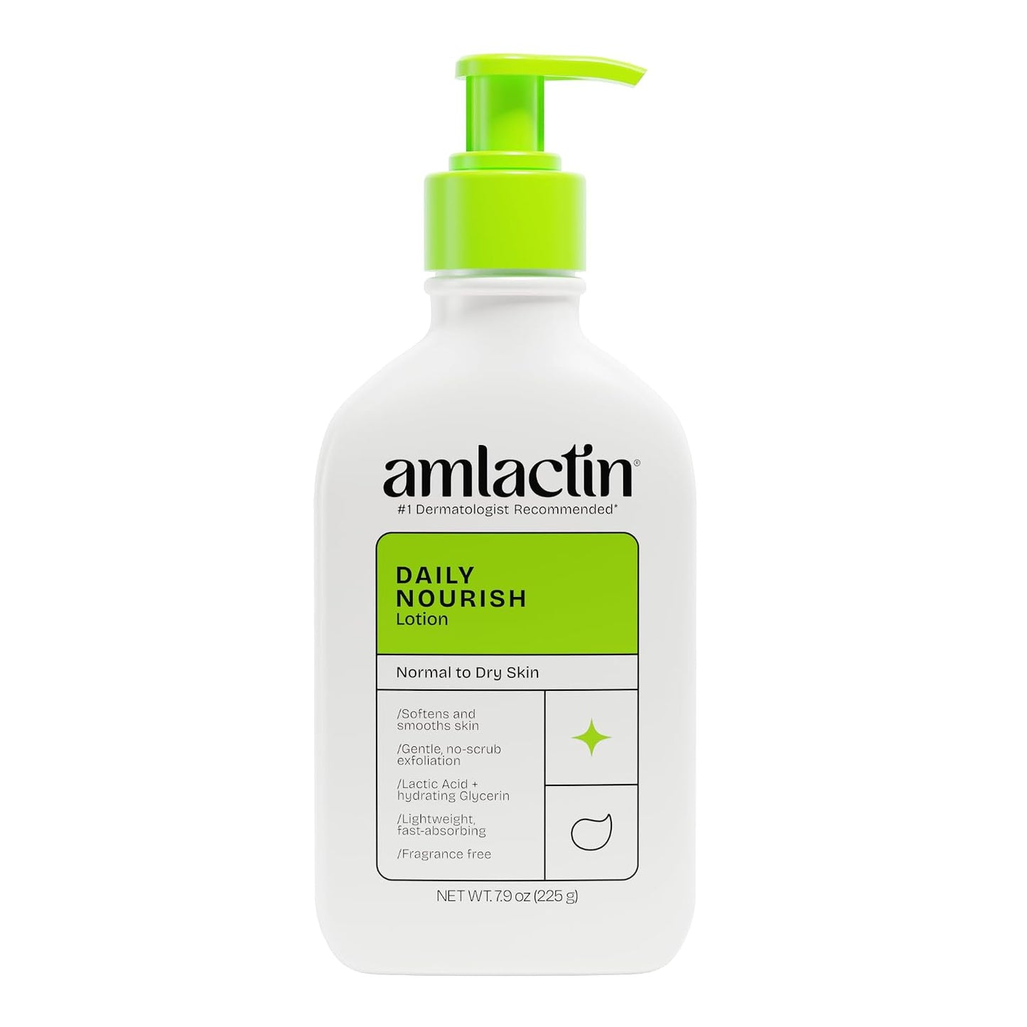 HotAmlactin Daily Nourish Body Lotion, 12% Lactic Acid, 7.9 oz