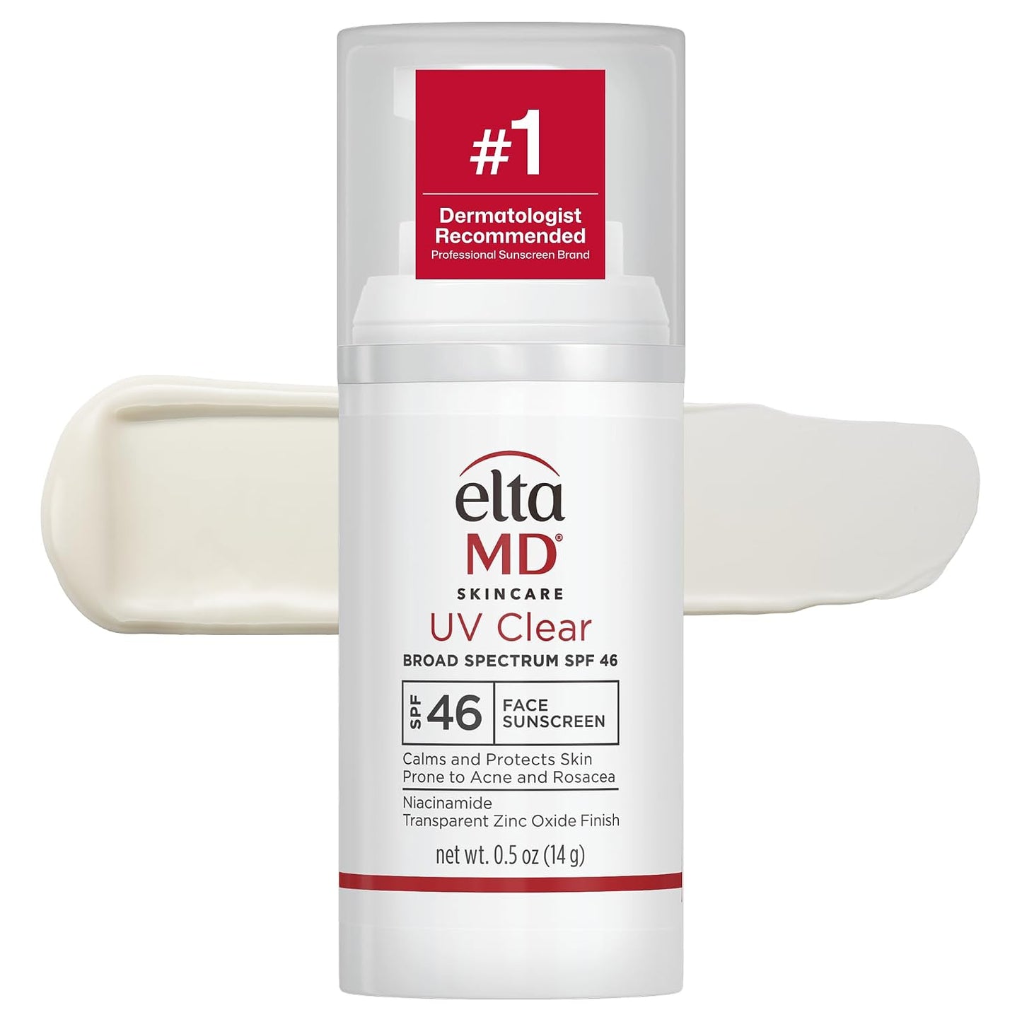 HotEltaMD UV Clear Face Sunscreen SPF, Oil-Free Sunscreen with Zinc Oxide, Dermatologist Recommended