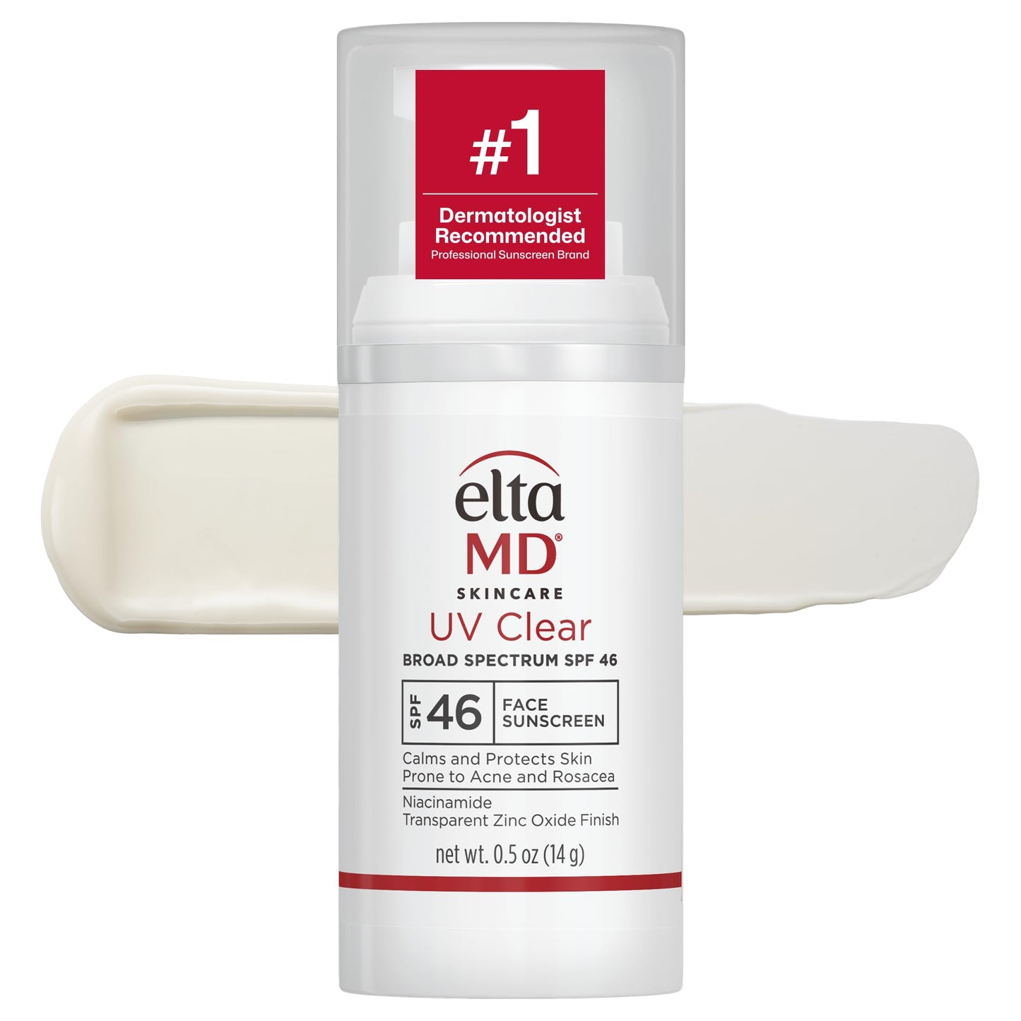 HotEltaMD UV Clear Face Sunscreen SPF, Oil-Free Sunscreen with Zinc Oxide, Dermatologist Recommended