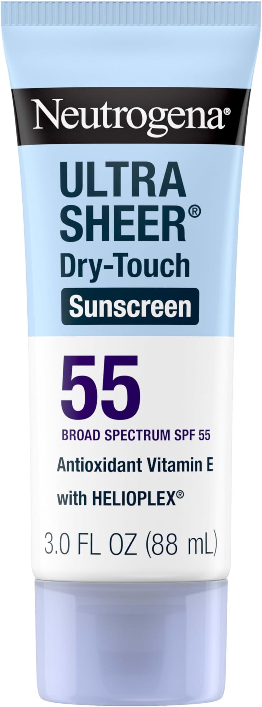 HotNeutrogena Ultra Sheer Dry Touch Sunscreen Lotion SPF 45 Broad Spectrum UVA UVB Protection Lightweight Water Resistant up to 80 Minutes Oil PABA Oxybenzone Free, 2-pack of 3 fl oz
