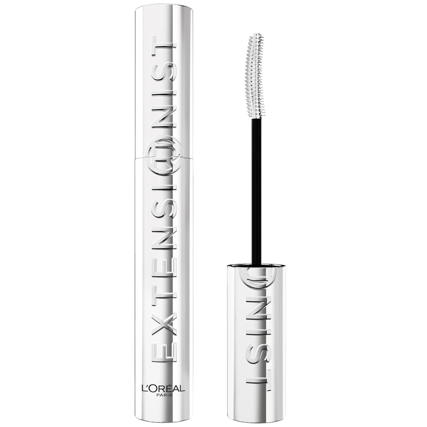 HotL'Oreal Paris Extensionist Mascara, Lengthening, Volumizing, and Curling Formula For a Lash Extension Eye Makeup Look, Washable Blackest Black