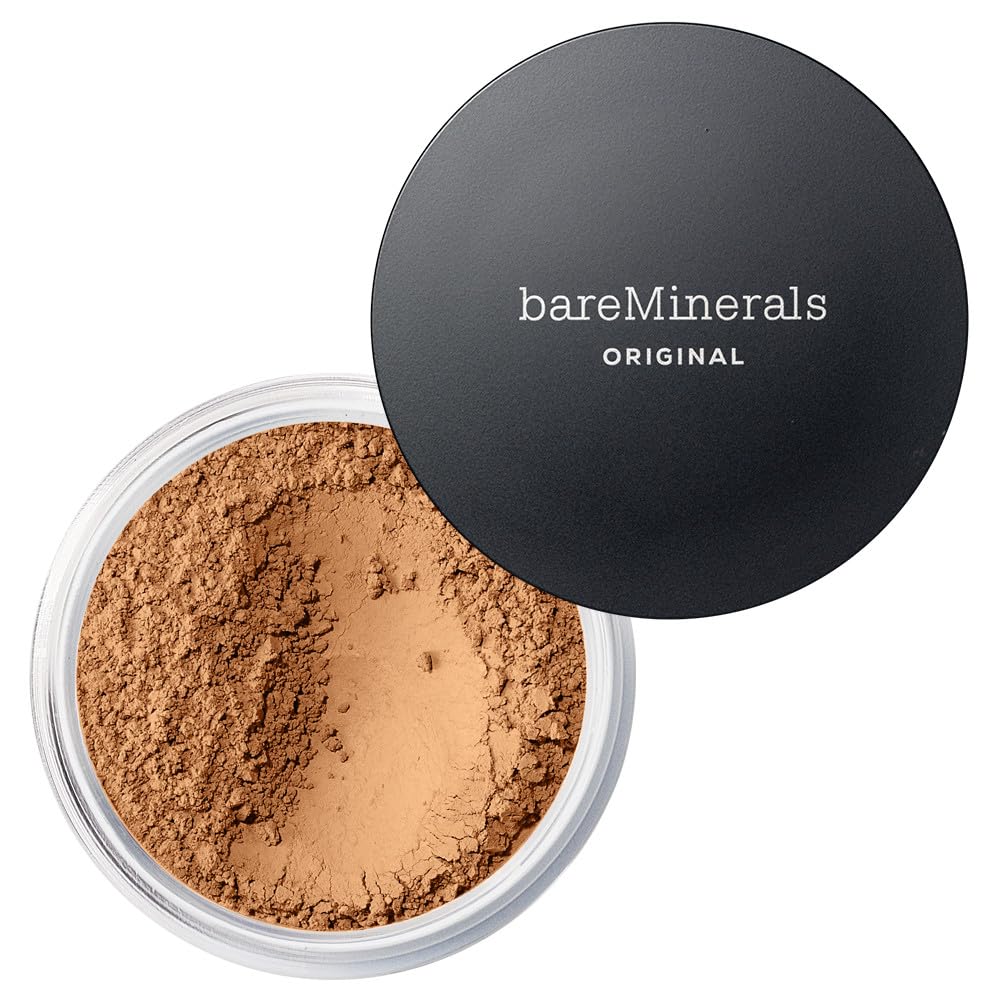 HotbareMinerals Original Loose Powder Foundation SPF 15 - Powder Face Makeup with Added Sun Protection - Sheer to Full Coverage Foundation
