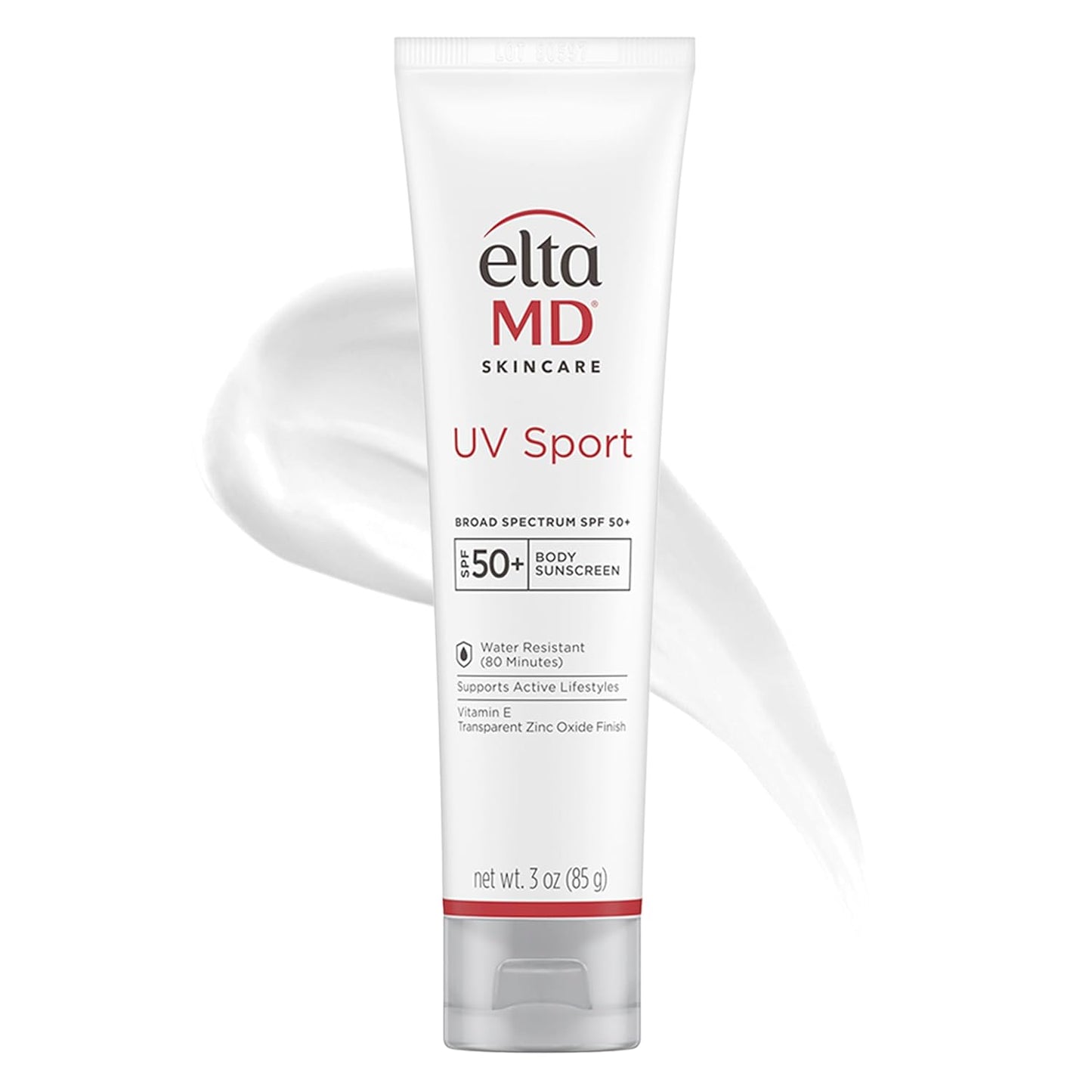 HotEltaMD UV Sport Sunscreen Lotion SPF 50 - Face and Body Sunscreen SPF 50, Water & Sweat Resistant, Zinc Oxide Formula for Active Lifestyles