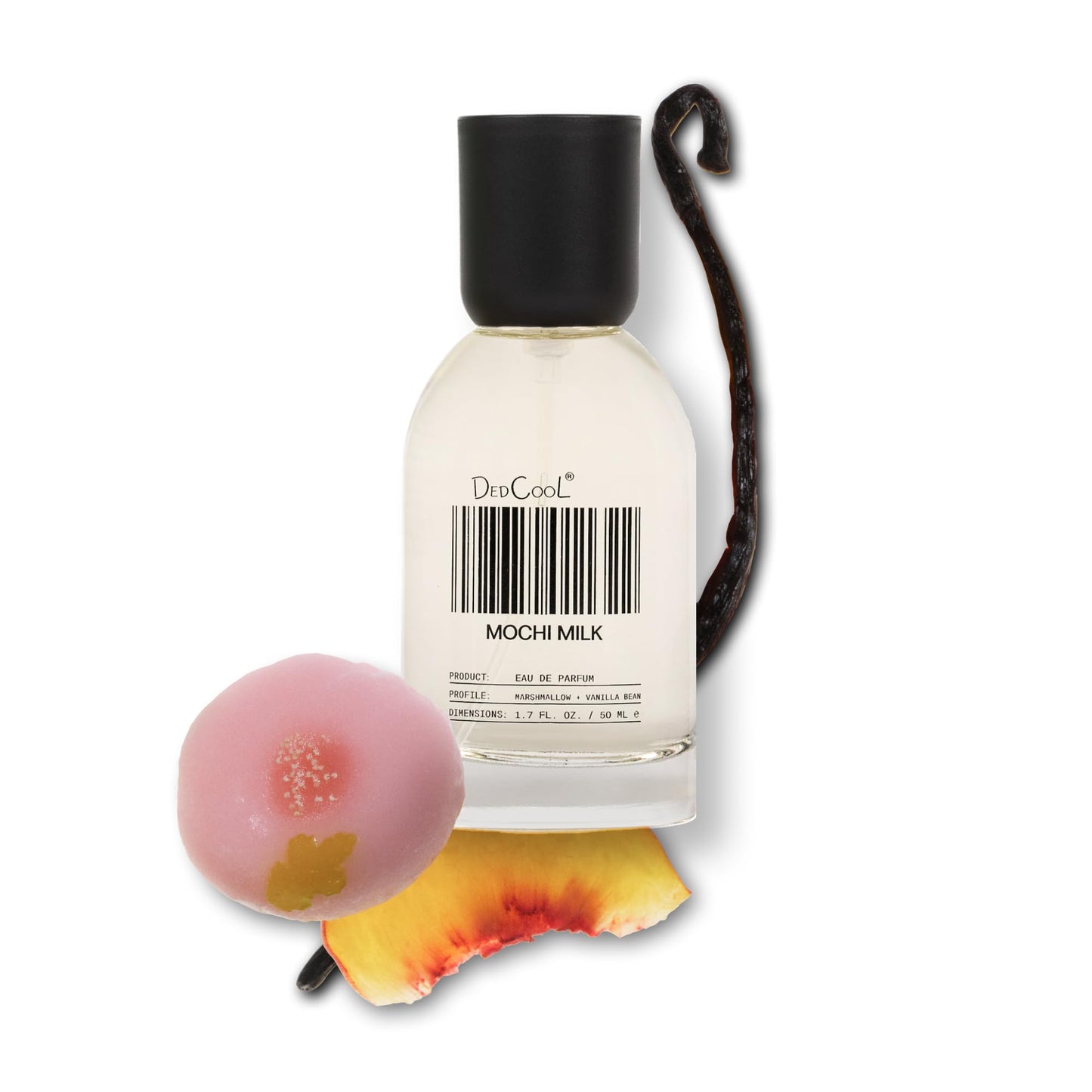 Hot DedCool, Eau de Parfum, Xtra Milk, Clean Unisex Fragrance, 1.7 fl oz | Bergamot, white musk & amber notes, non-toxic & vegan