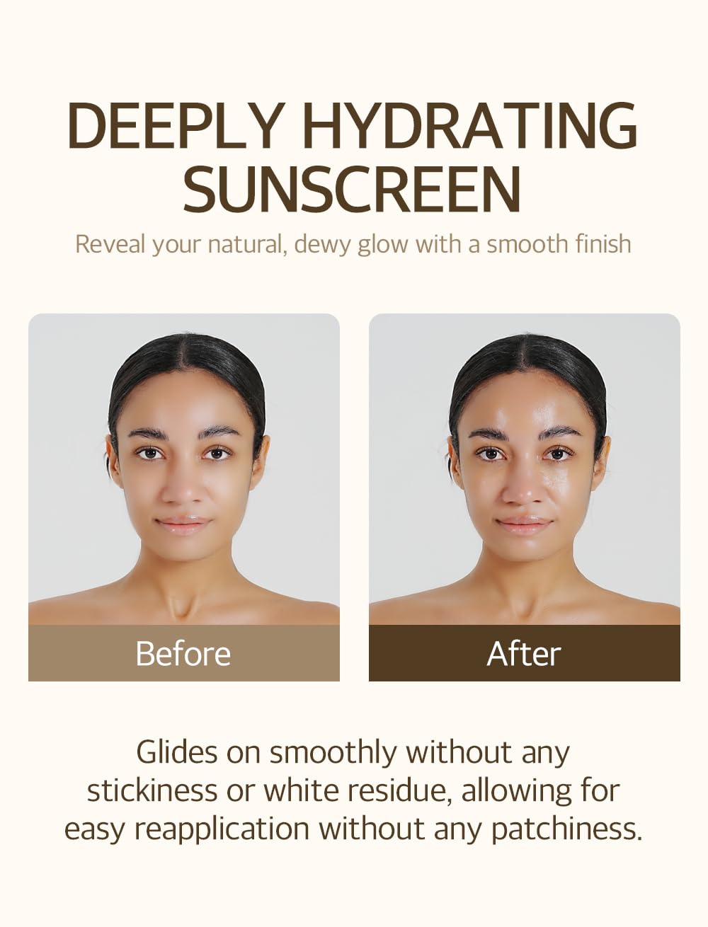 Hotmixsoon Bean Sunscreen-Lightweight Airy Texture SPF 50 No Pilling Korean Sunscreen for Face, No White Cast, Non-Sticky Stocking Stuffers 50ml / 1.69 fl.oz. Korean Glass Skin Care (Bean, 1.69)