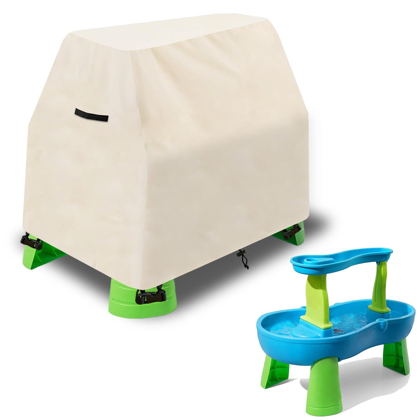 HotKids Water Table Cover Fit Rain Showers Splash Pond Water Table,Waterproof Dust Proof Anti-UV Outdoor Toys Cover-Cover only