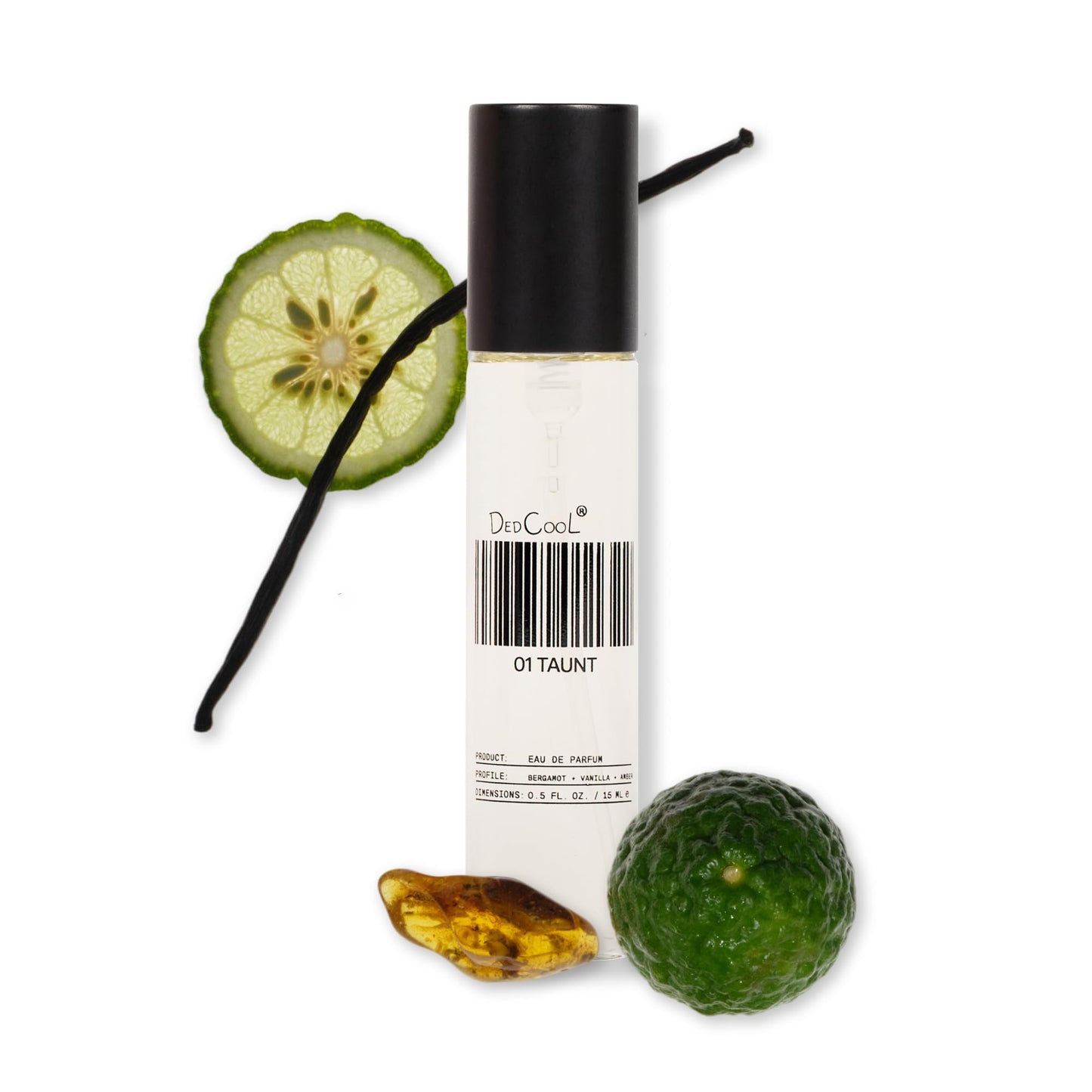 Hot DedCool, Eau de Parfum, Mochi Milk, Travel Size Perfume, 15 mL | Peach nectar, marshmallow & sweet rice milk notes, clean unisex scent, non-toxic & vegan