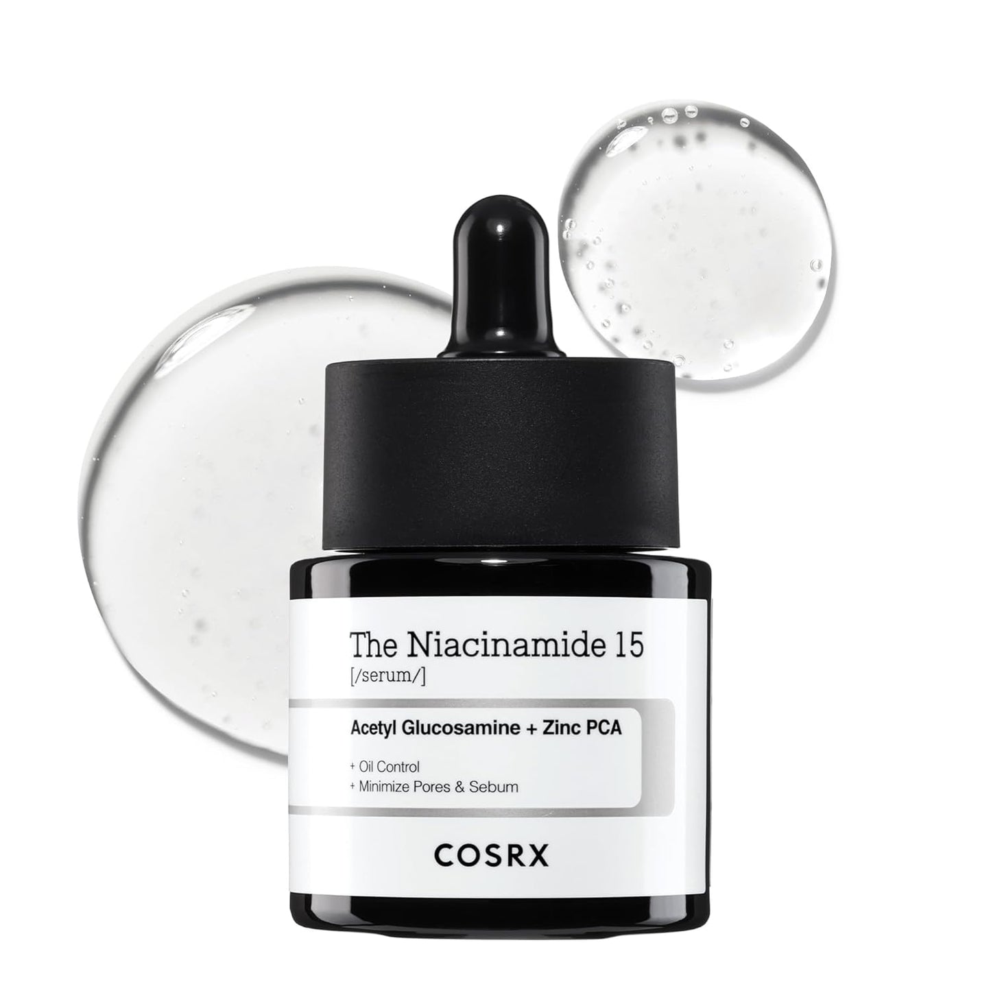 HotCOSRX 15% Niacinamide Face Serum, 0.67 fl oz, Pore Minimizer Serum for Face, Even Skin Tone, Korean Skin Care