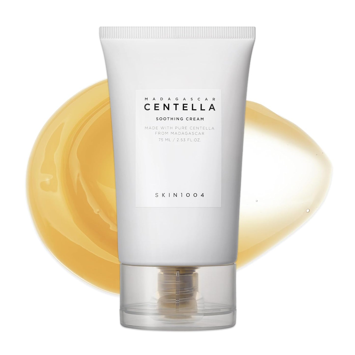 HotSKIN1004 Centella Soothing Cream, Face Moisturizer with Centella Asiatica, Korean Centella Moisturizer Cream for Soothing & Skin Barrier Support, Cica Gel Cream, Korean Skin Care, 2.53 fl.oz / 75ml