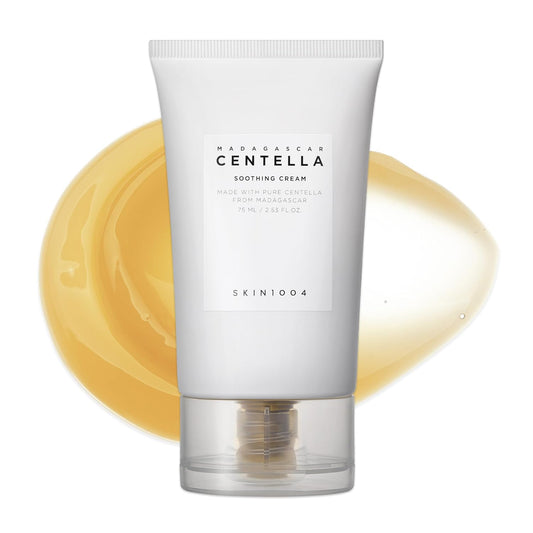 HotSKIN1004 Centella Soothing Cream, Face Moisturizer with Centella Asiatica, Korean Centella Moisturizer Cream for Soothing & Skin Barrier Support, Cica Gel Cream, Korean Skin Care, 2.53 fl.oz / 75ml