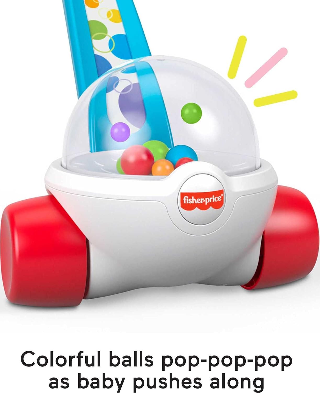HotFisher-Price Corn Popper, Blue Push-Along Toy