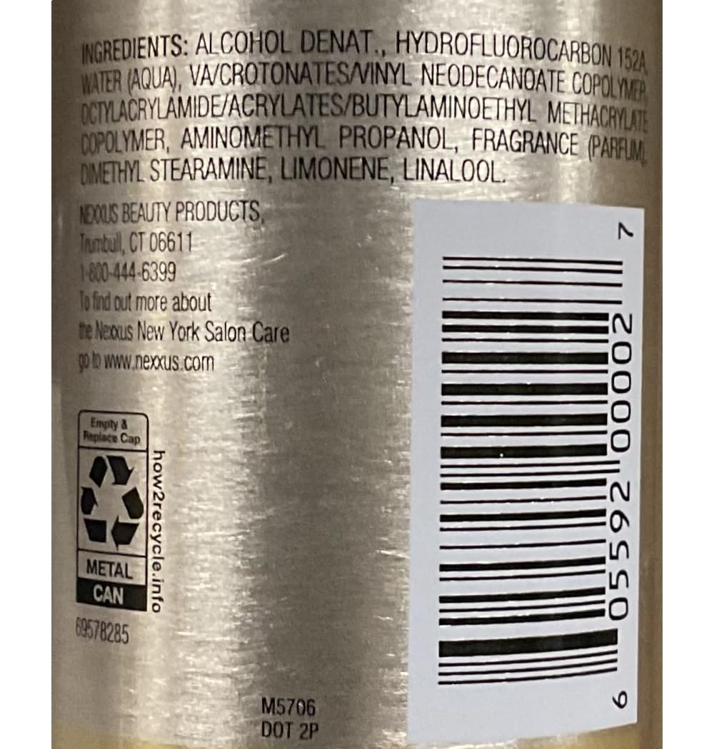 HotNexxus Styling Spray Maxximum Finish Firm Hold Hairspray Powered by STYLEPROTECT Technology 10 oz