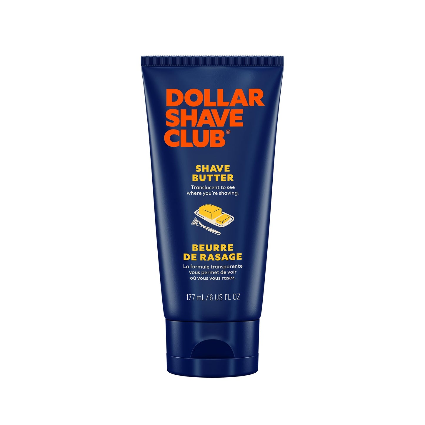 HotDollar Shave Club | Shave Butter 6 ounce (2 Pack) | Translucent Shaving Cream for Sensitive Skin