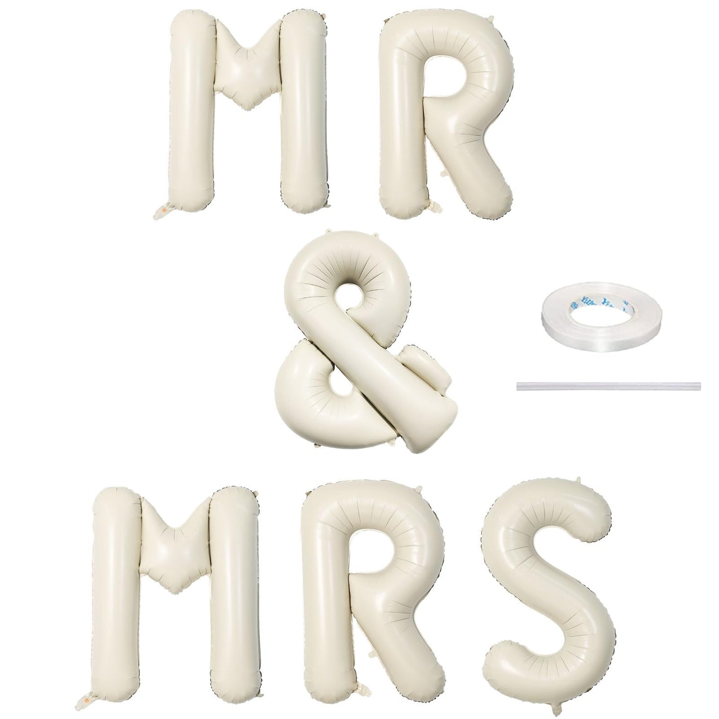 Hot40 Inch Beige BRIDE Balloons Bachelorette for Bridal Shower, Cream White Sand Bride Mylar Foil Banner Letter Sign, Bridal Balloon Banner for Wedding Engagement Bride To Be Party Favors Decorations