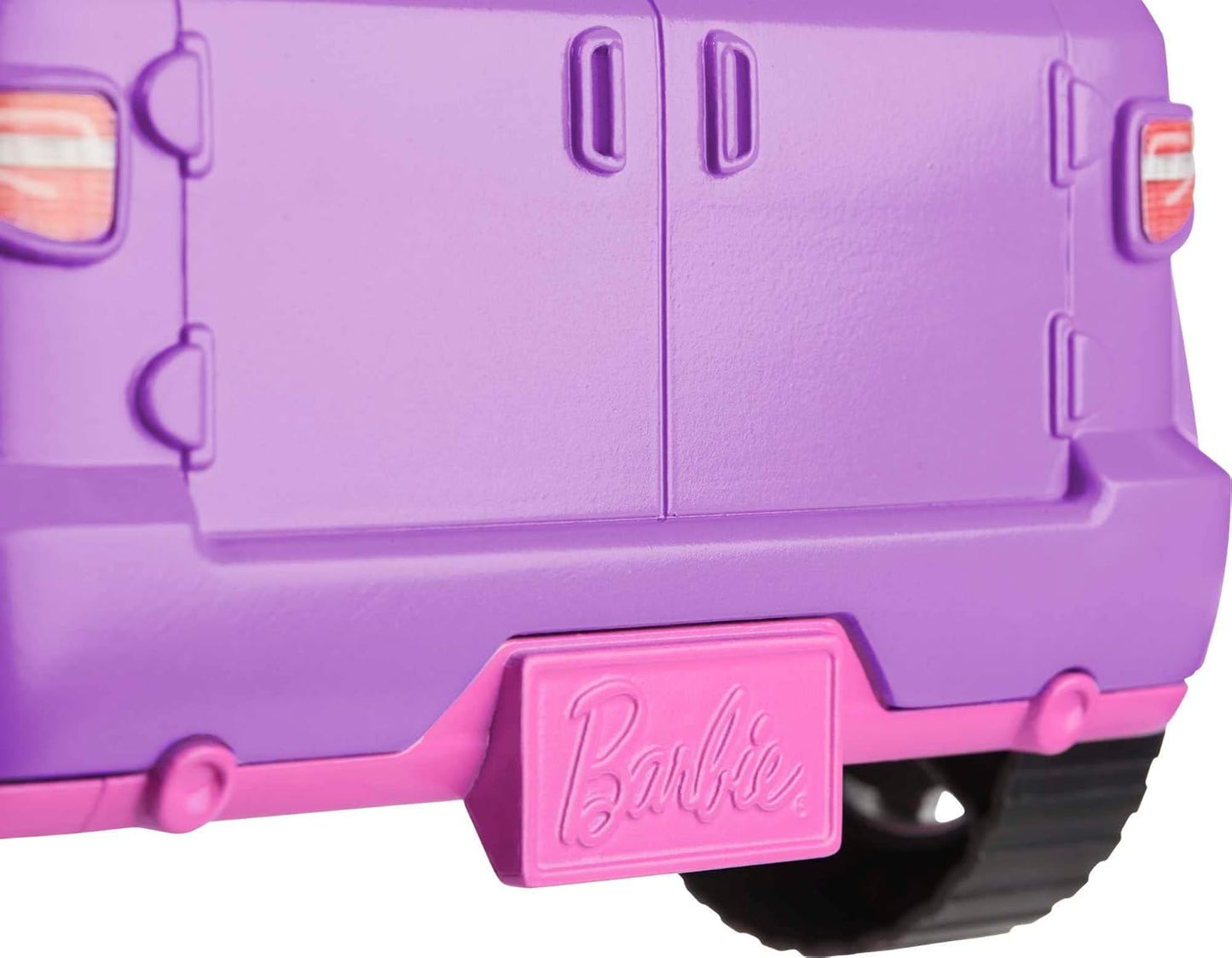 Hot Barbie Off-Road Vehicle, Purple with Pink Seats and Rolling Wheels, 2 Seats, Gift for 3 to 7 Year Olds