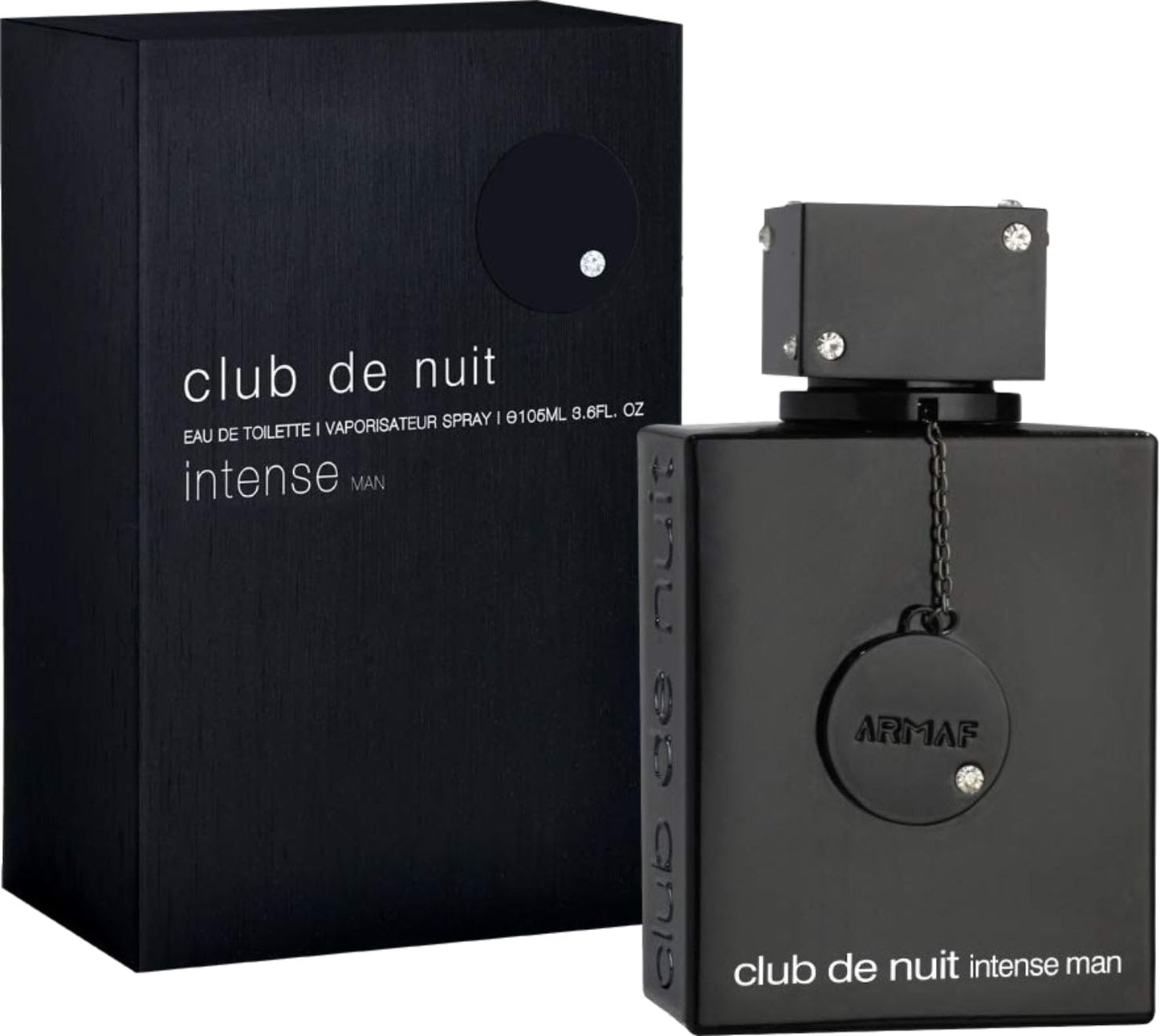 HotARMAF club de nuit intense Man EDT Men New in Box, Black , 3.6 Fl Oz