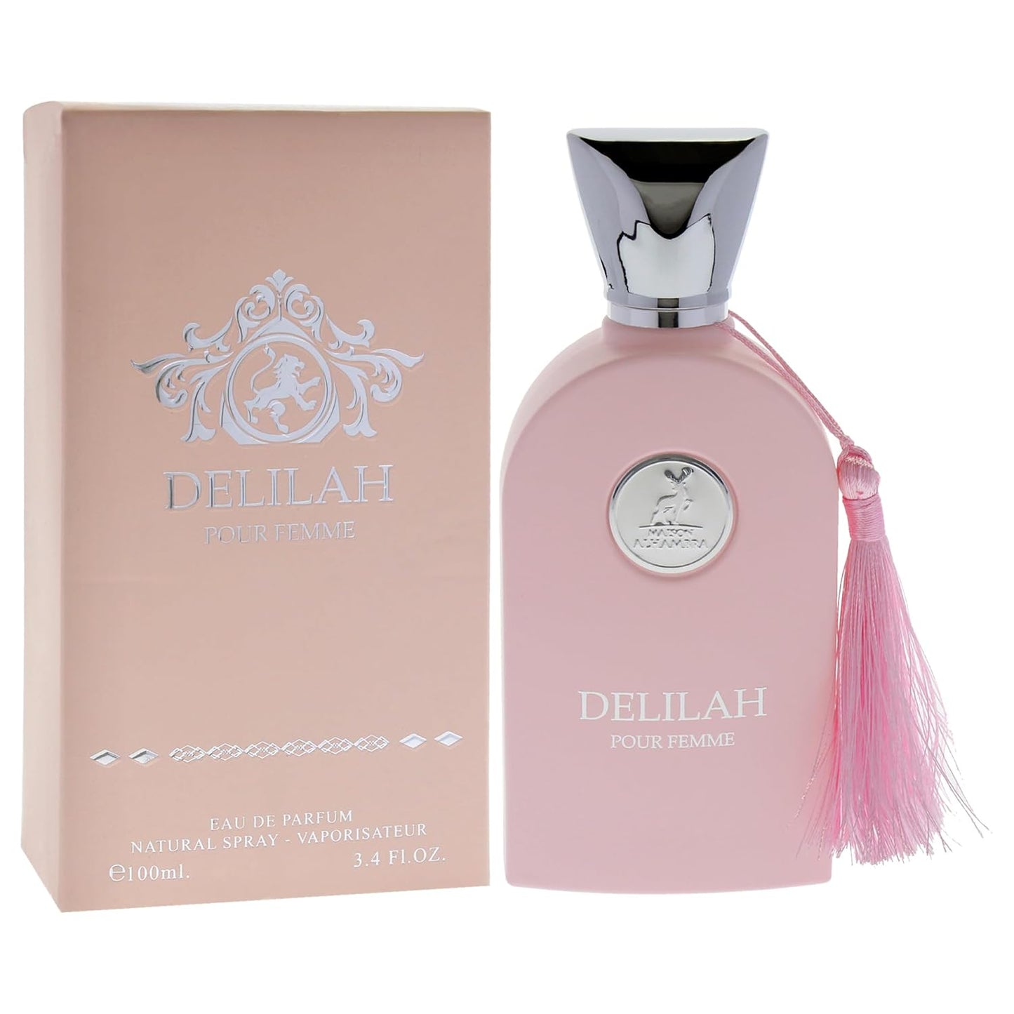 Hot Lattafa Maison Alhambra Delilah Pour Femme Eau de Parfum Spray for Women, 3.4 Ounce / 100 Ml